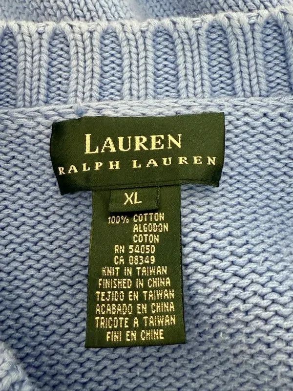 Ralph Lauren Maglione Lauren Ralph Lauren Blu Scollo V Uomo XL Size US XL / EU 56 / 4 - 8 Thumbnail