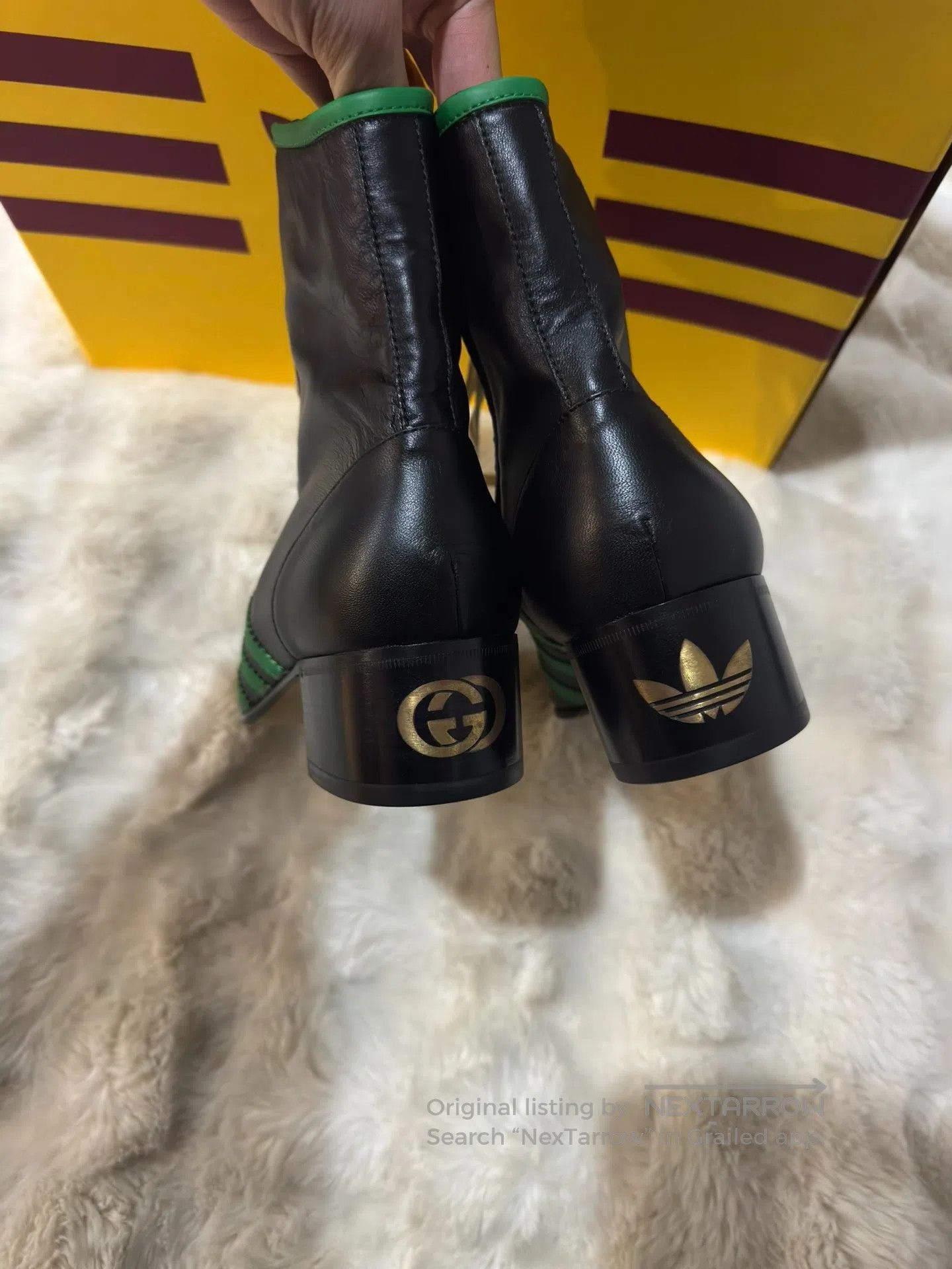 Gucci Guicci New Joint Brand Laced Boots Men's Boots| Size US 9 / EU 42 - 8 Thumbnail