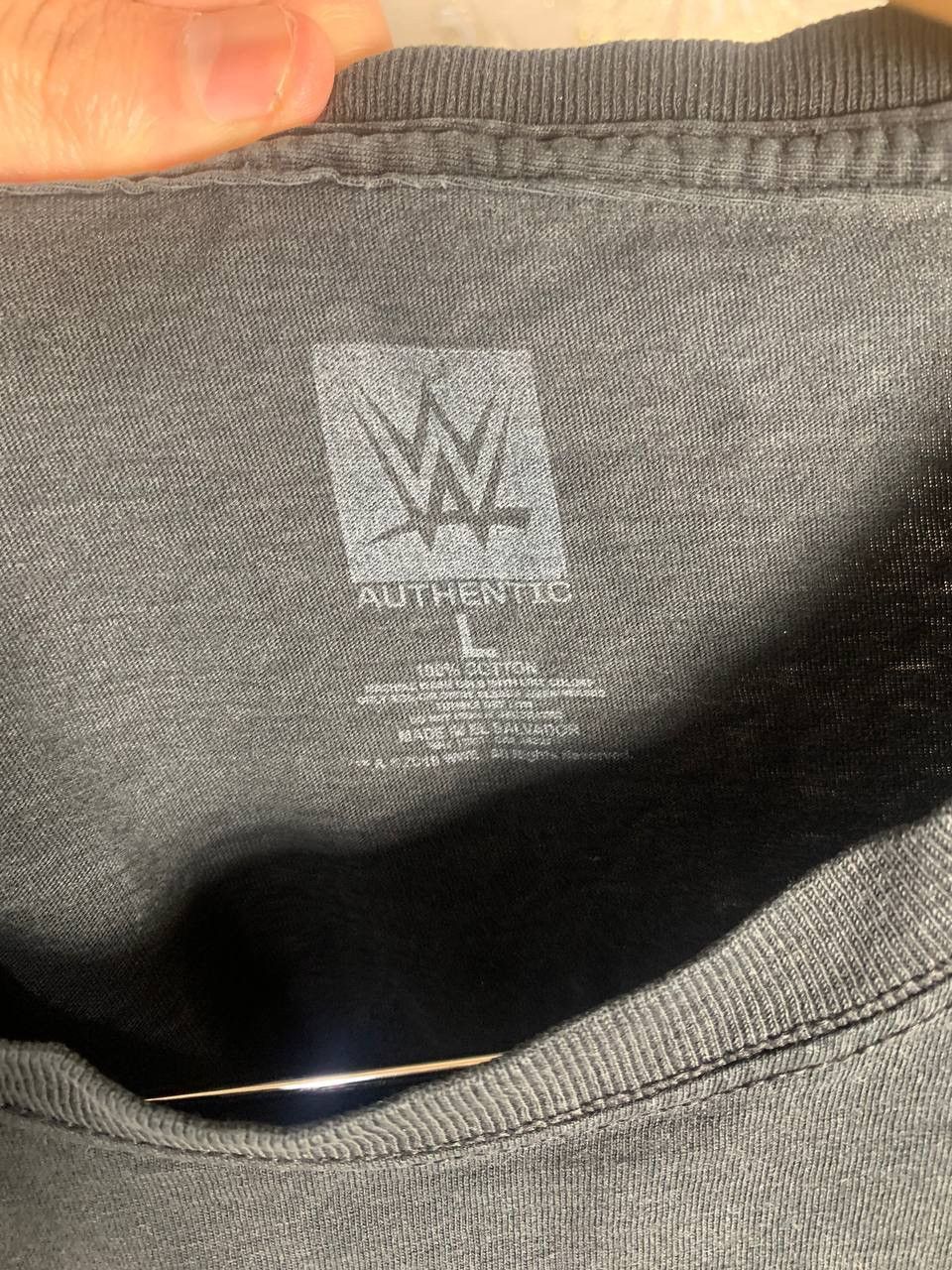 WWE VERY RARE BRAUN STROWMAN GET THESE HANDS WRESTLING Y2K 90s Size US L / EU 52-54 / 3 - 3 Thumbnail