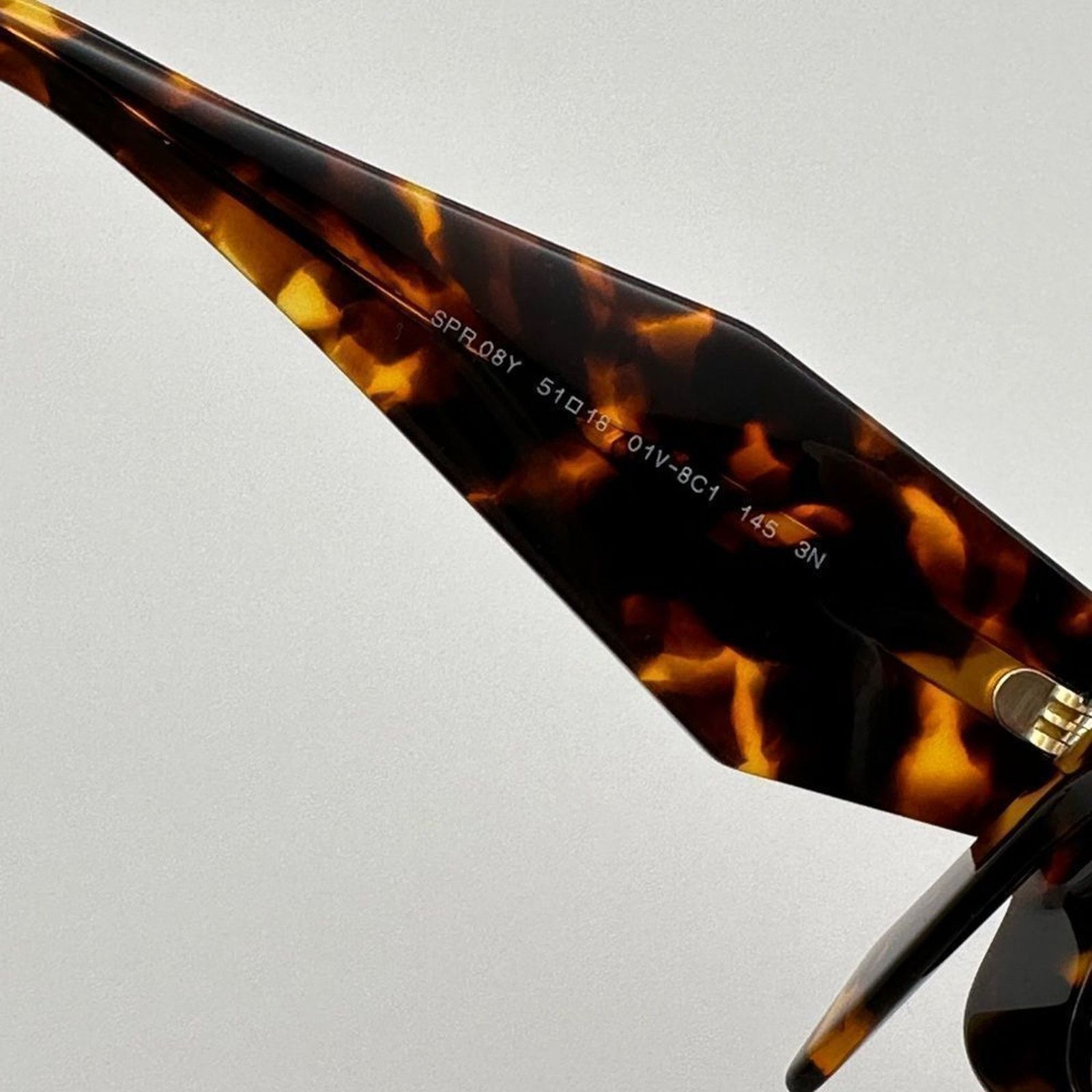 Prada PRADA Sunglasses PR08YS 01V8C1 Havana Honey/Dark Brown Women Size ONE SIZE - 7 Thumbnail