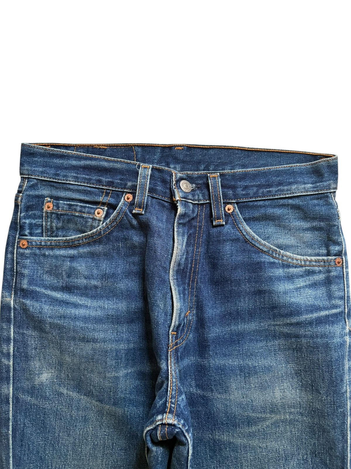 Levi's Vintage 90s Levis 517 Mud Wash Distressed Flare Jeans Size US 30 / EU 46 - 4 Thumbnail