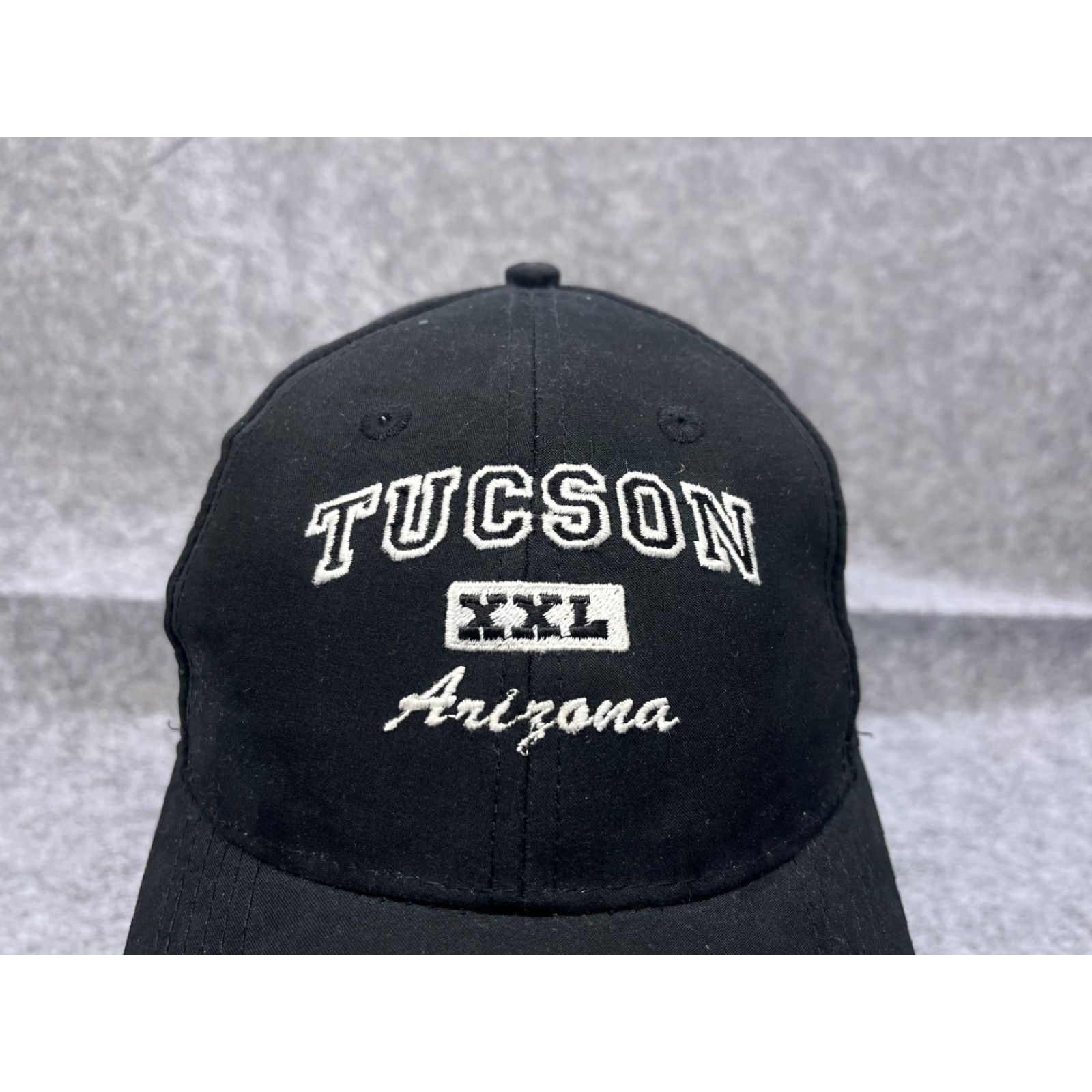 Vintage Tucson Arizona Hat Cap Strap Back Adult One Size Black Polyester Blend Size ONE SIZE - 2 Thumbnail