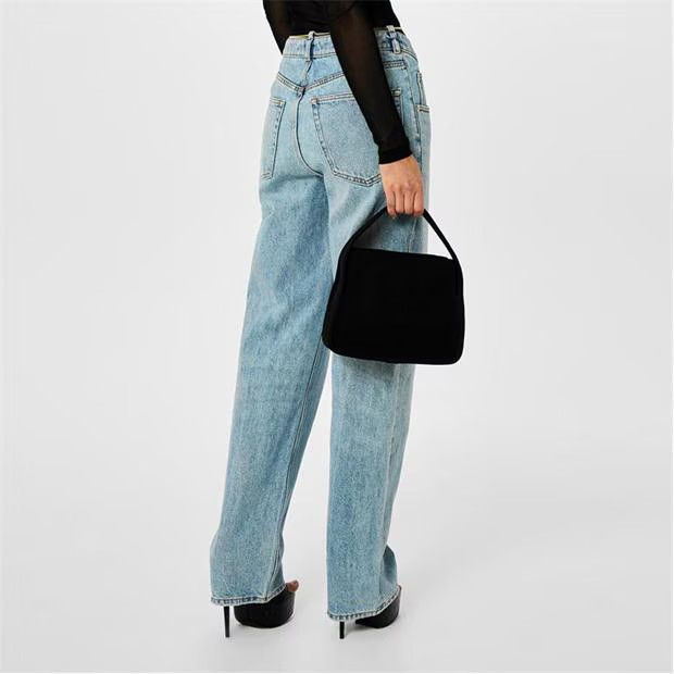 Alexander Wang o1g2r1mq0824 Nameplate V Front Demin Jean in Denim Blue Size 27" / US 4 / IT 40 - 4 Thumbnail
