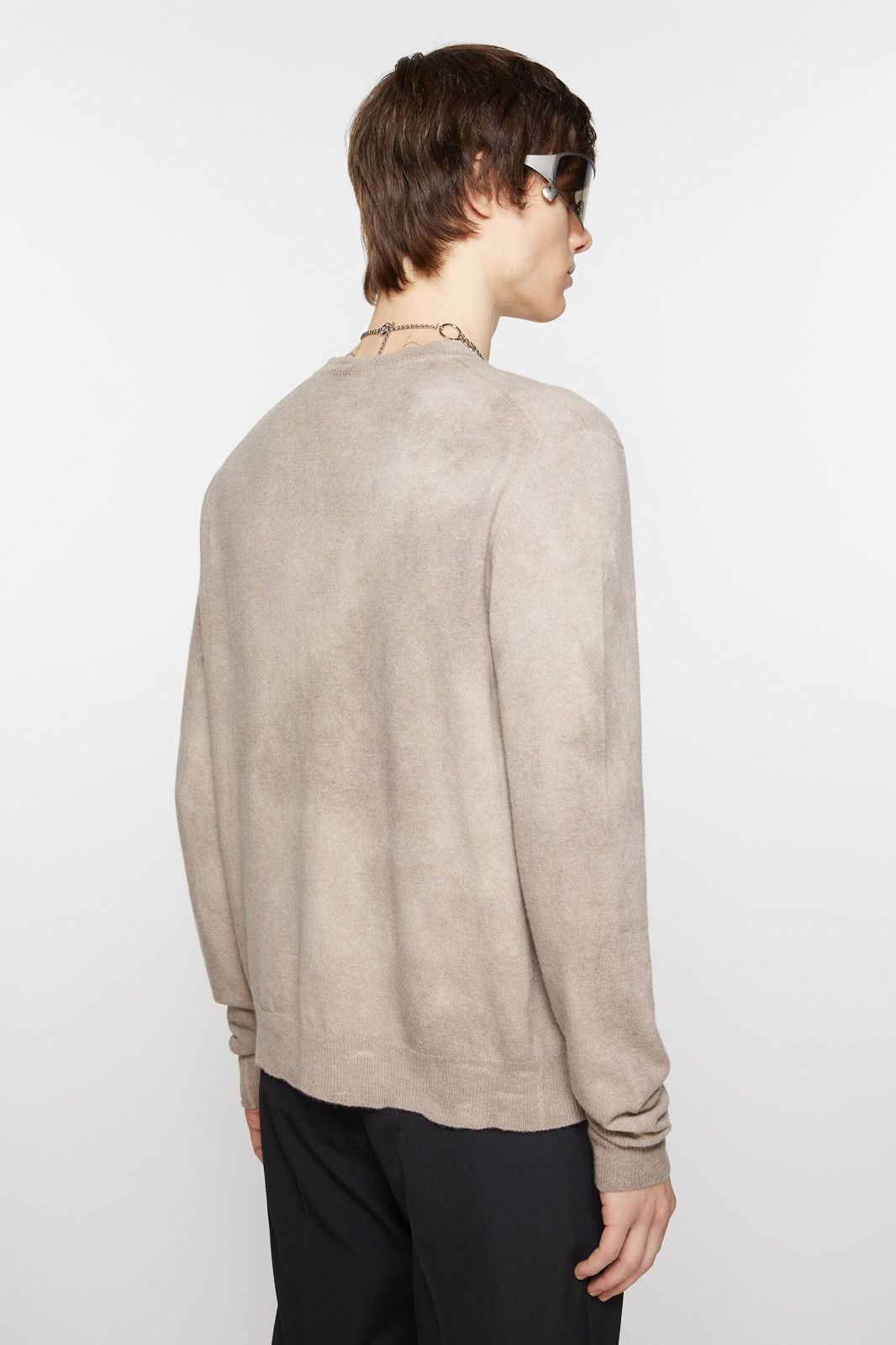 Acne Studios Crew neck Cardigan - Vintage beige Size US M / EU 48-50 / 2 - 13 Thumbnail