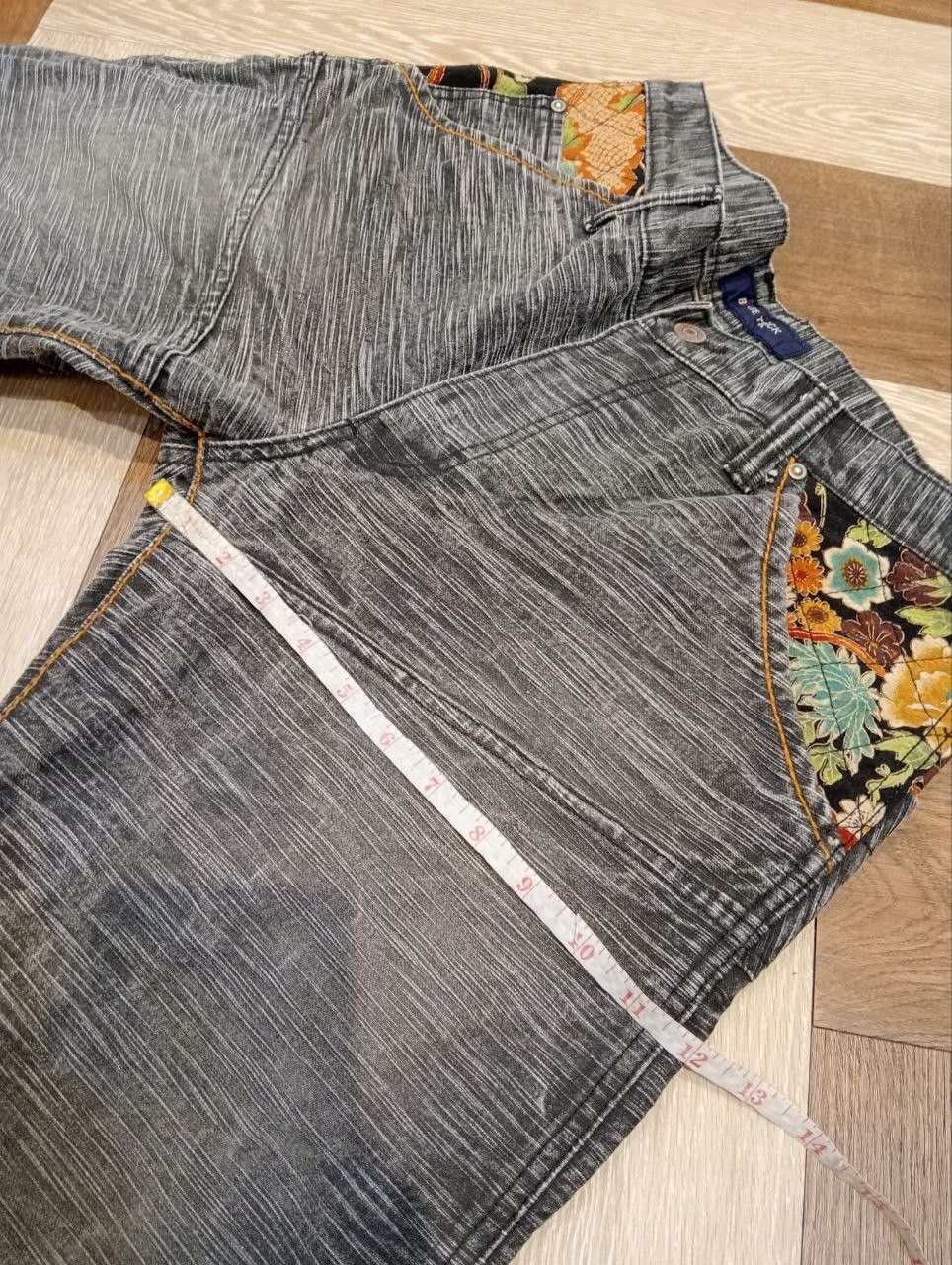 Japanese Brand JAPANESE BLUE TRICK SUKAJAN DENIM PANTS Size US 34 / EU 50 - 17 Thumbnail