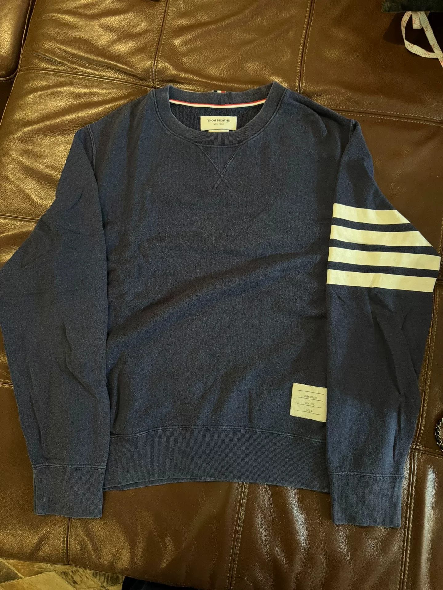 Thom Browne Thom Browne Men's Classic Sweatshirt Size 3 Size US M / EU 48-50 / 2 - 1 Thumbnail