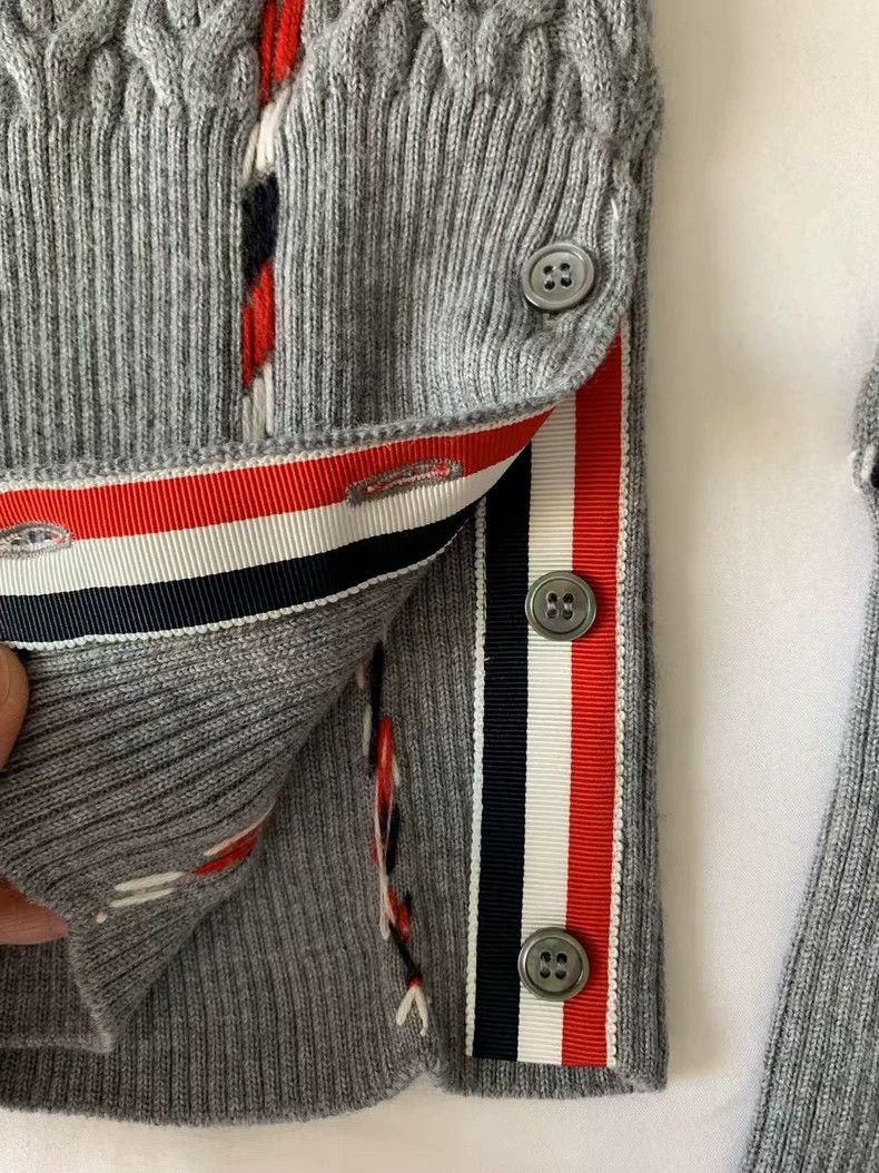 Thom Browne Thom Browne Grey sweater Size XS / US 0-2 / IT 36-38 - 3 Thumbnail