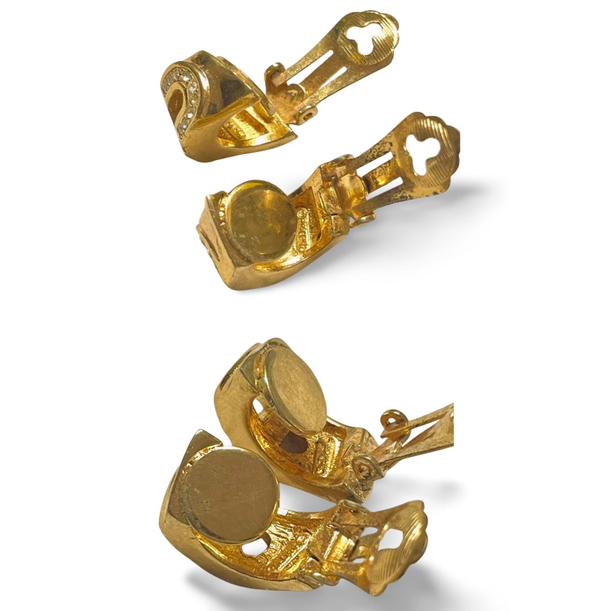 Dior Vintage Christian Dior logo earrings with CD motif Size ONE SIZE - 3 Thumbnail