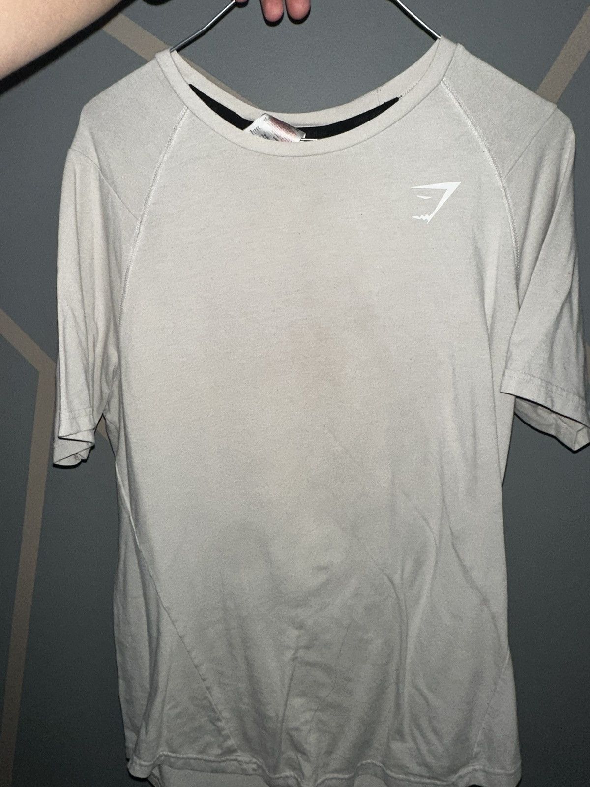Gymshark gym shark tee Size US L / EU 52-54 / 3 - 5 Thumbnail