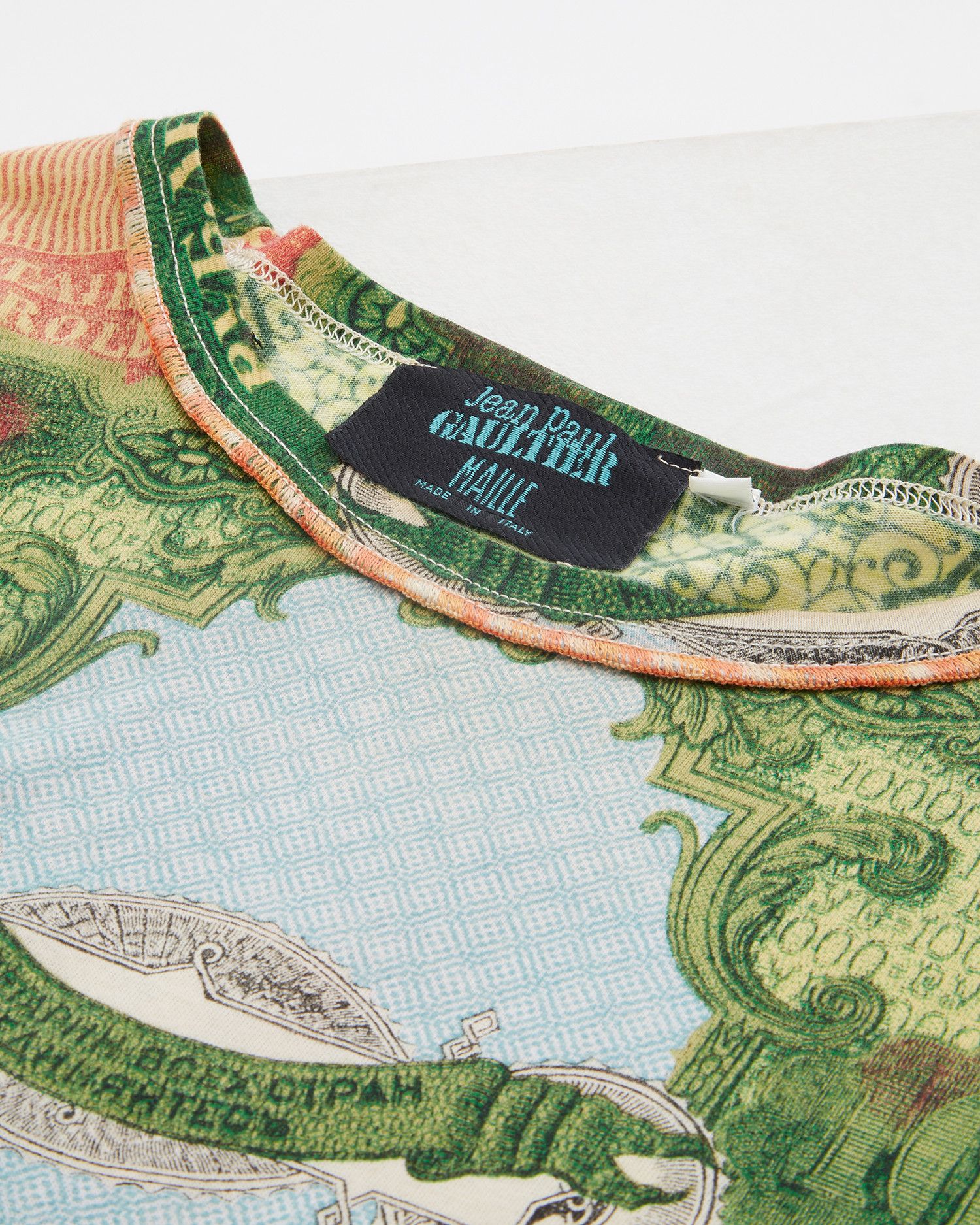 Jean Paul Gaultier S/S 1994 “Les Tatouages” baroque sculptures money dollar set Size M / US 6-8 / IT 42-44 - 8 Thumbnail