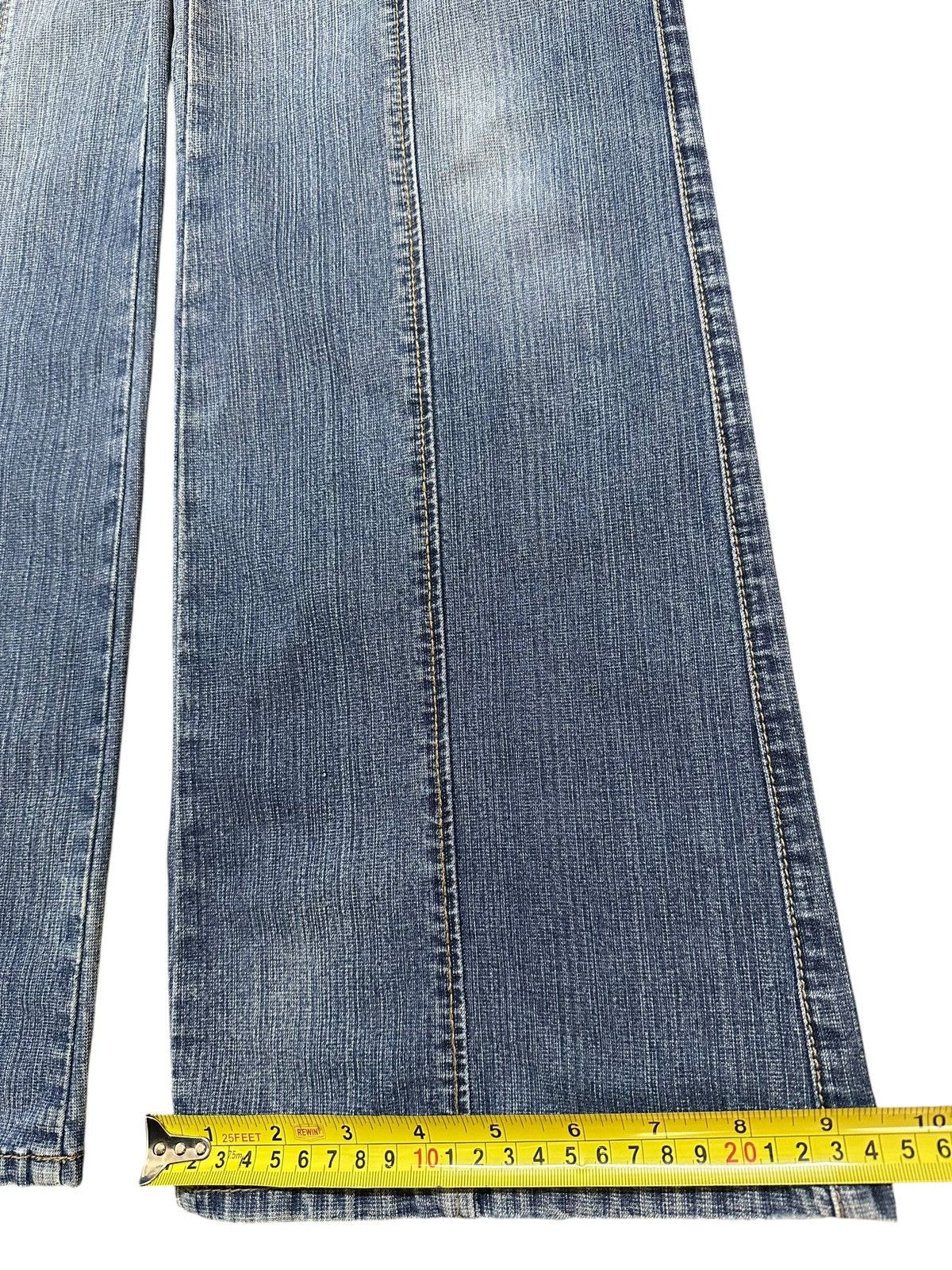 Japanese Brand Vintage Japanese Brand Faded Wash Avant Garde Baggy Jeans Size US 29 - 16 Thumbnail