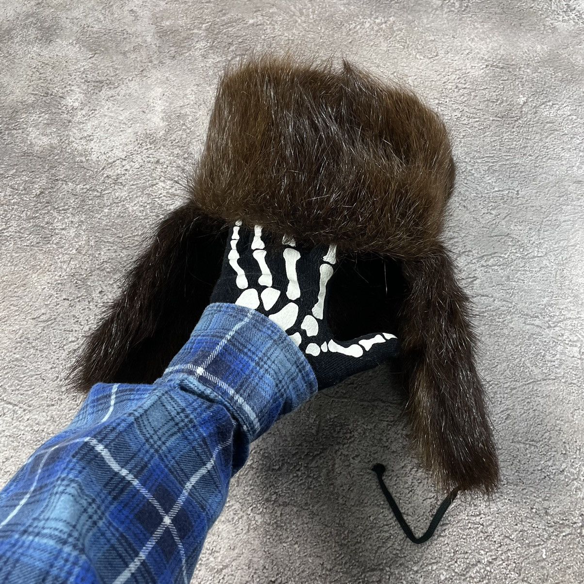 Japanese Brand Vintage 90s Alt Beanie Mohair Buymypiece furry American VTg Size ONE SIZE - 1 Thumbnail