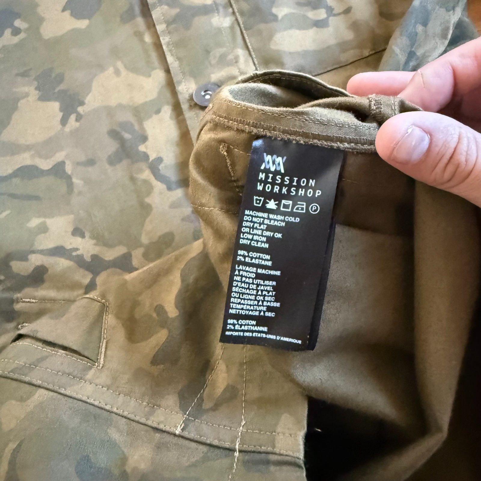 Mission Workshop Mission Workshop FW18 The Pratt Camo Chore Coat XS Size US XS / EU 42 / 0 - 9 Thumbnail