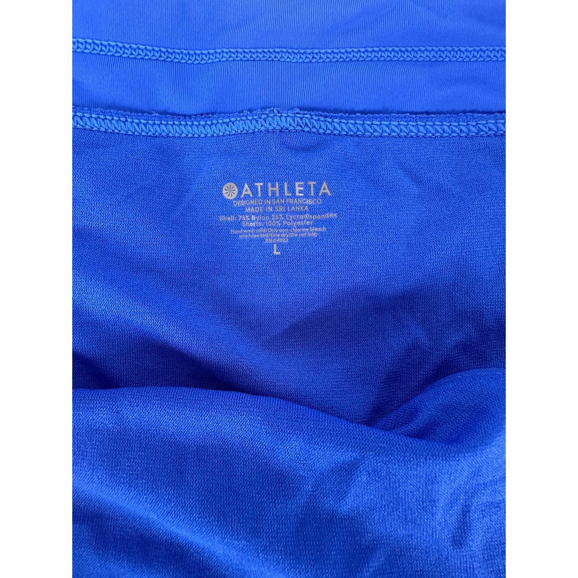 Athleta Athleta Athletic Shorts - Royal Blue Running Gym - Large Size 40" / US 18 - 8 Thumbnail