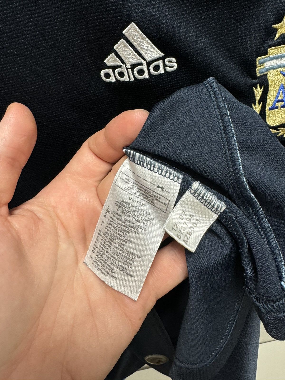Adidas Adidas Argentina vintage soccer jersey 2007 Xl sz Size US XL / EU 56 / 4 - 9 Thumbnail