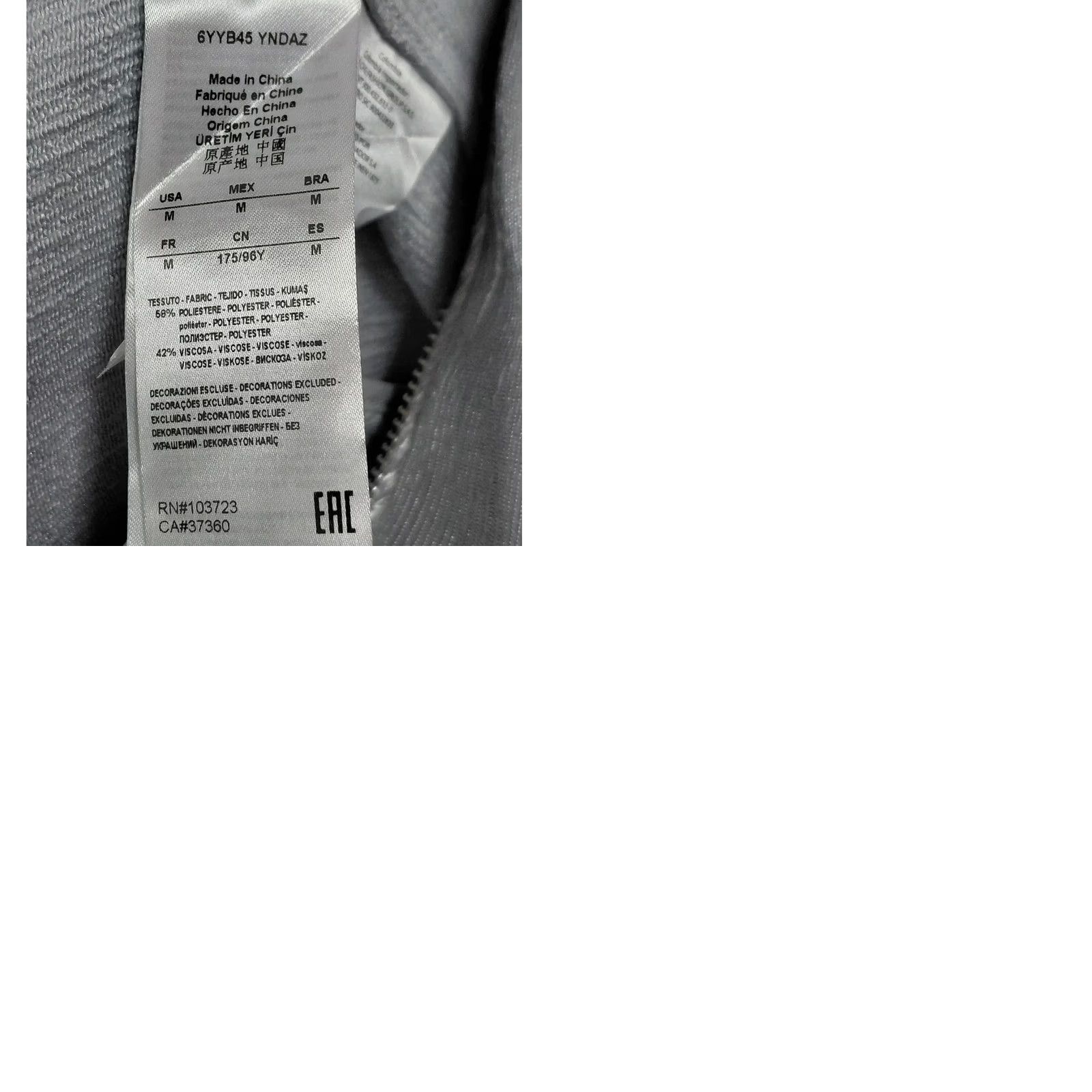 Armani Exchange A|X ARMANI EXCHANGE Women Jacket Silver Polyester M Size M / US 6-8 / IT 42-44 - 9 Thumbnail