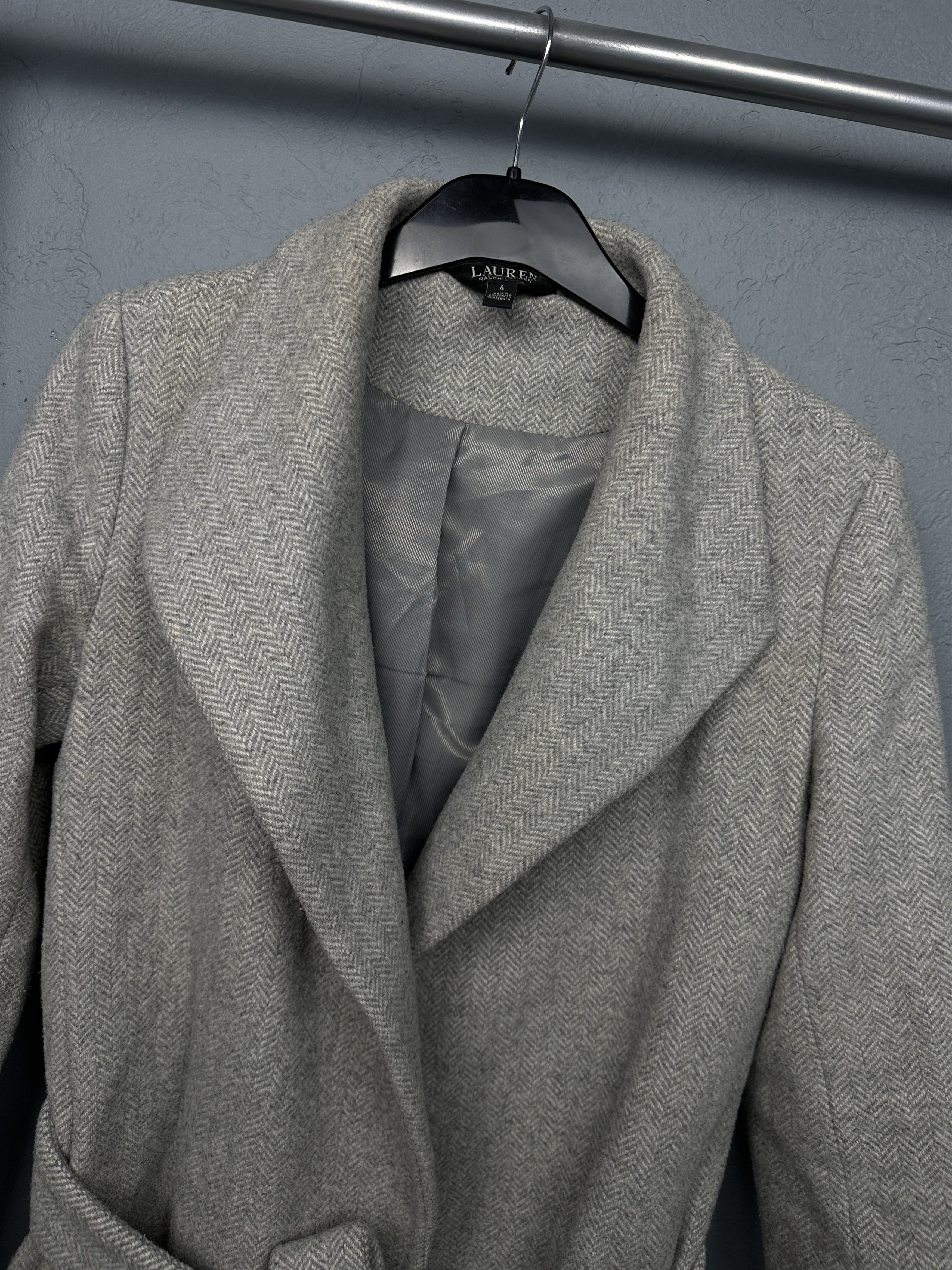 Ralph Lauren Black Label Polo Ralph Lauren Black Label Womens Wool Coat Jacket Size S / US 4 / IT 40 - 2 Thumbnail