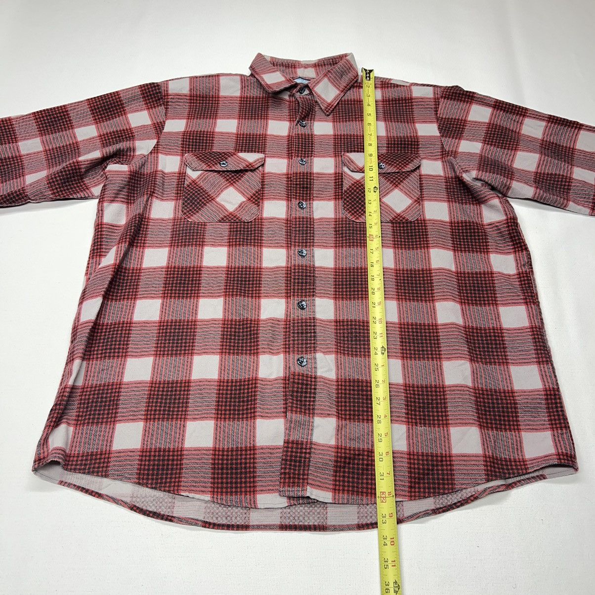 Fieldmaster × Vintage VTG Fieldmaster Flannel Shirt Red Plaid Button Up Outdoor Size US XXL / EU 58 / 5 - 13 Thumbnail
