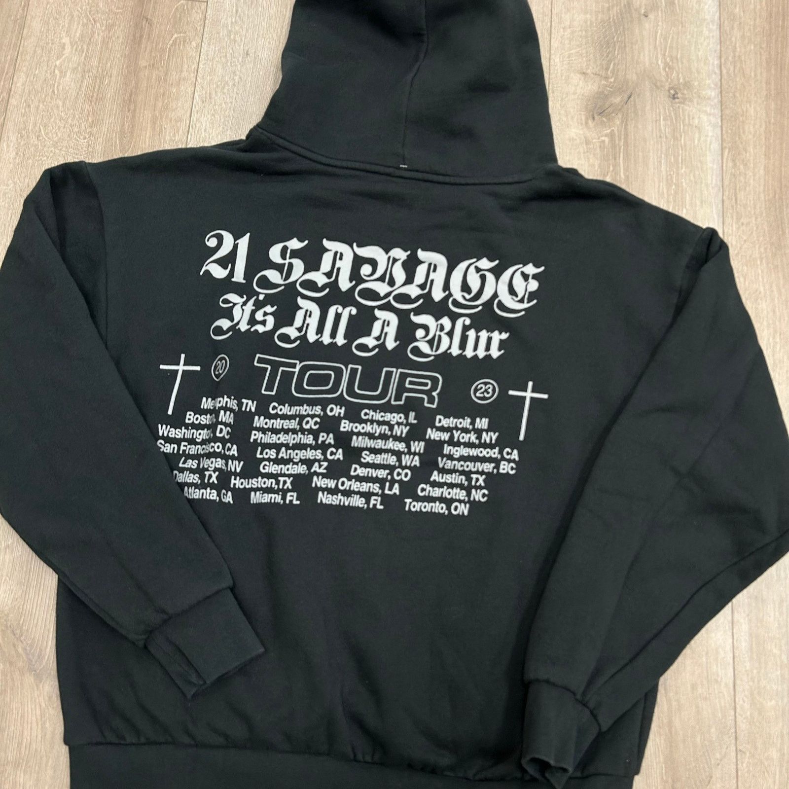 Drake Drake 21 Savage It's All a Blur Knike Tour hoodie Sweater Size US XL / EU 56 / 4 - 2 Thumbnail