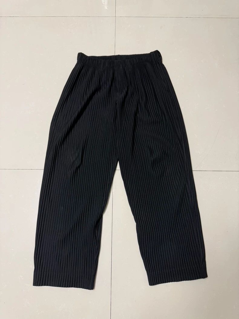 Issey Miyake issey miyake size:3 Black pleated pants 2505-Nextarrow Size US 26 / EU 42 - 1 Thumbnail