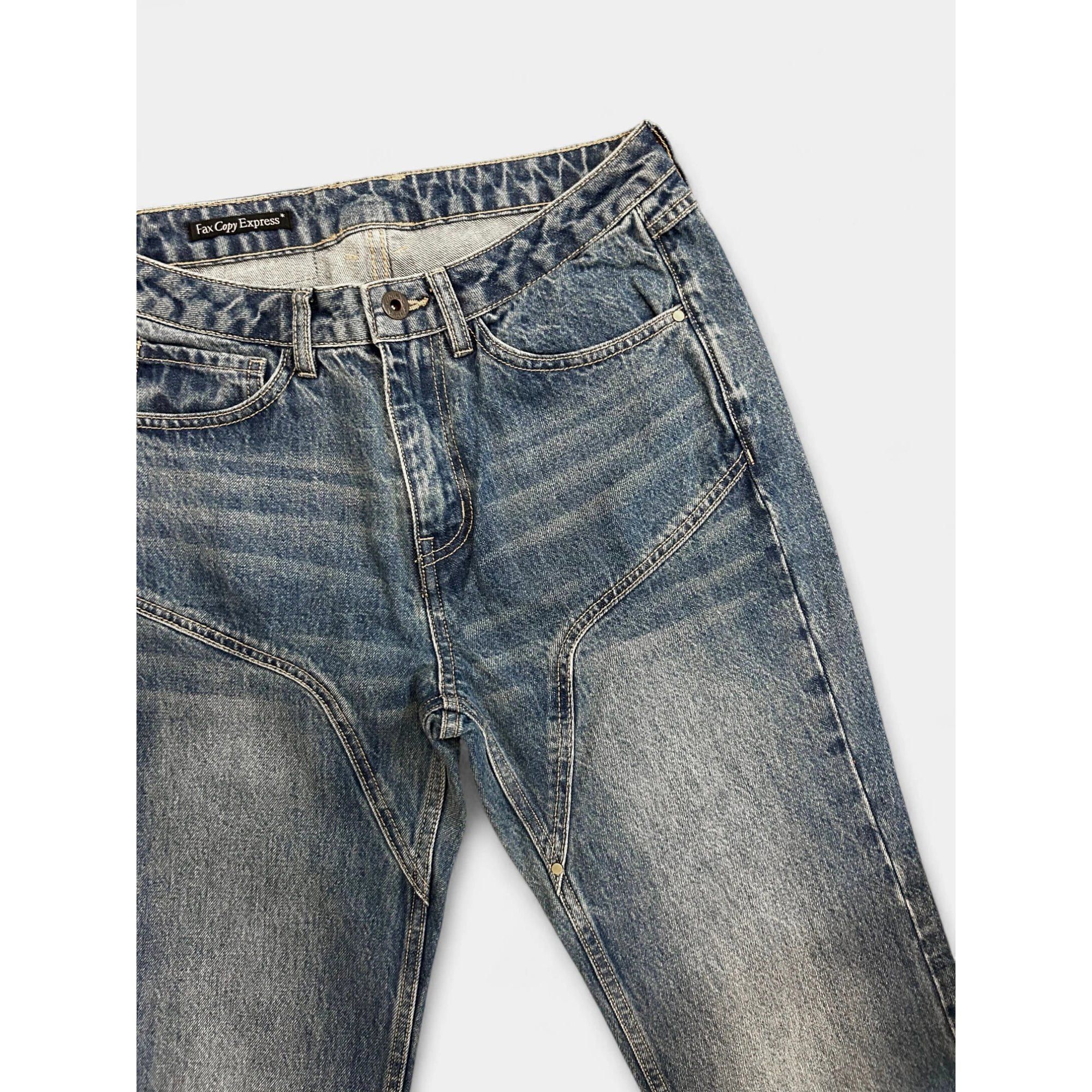 Fax Copy Express Fax Copy Express 2000's Blue Flared Jeans Size US 30 / EU 46 - 5 Thumbnail
