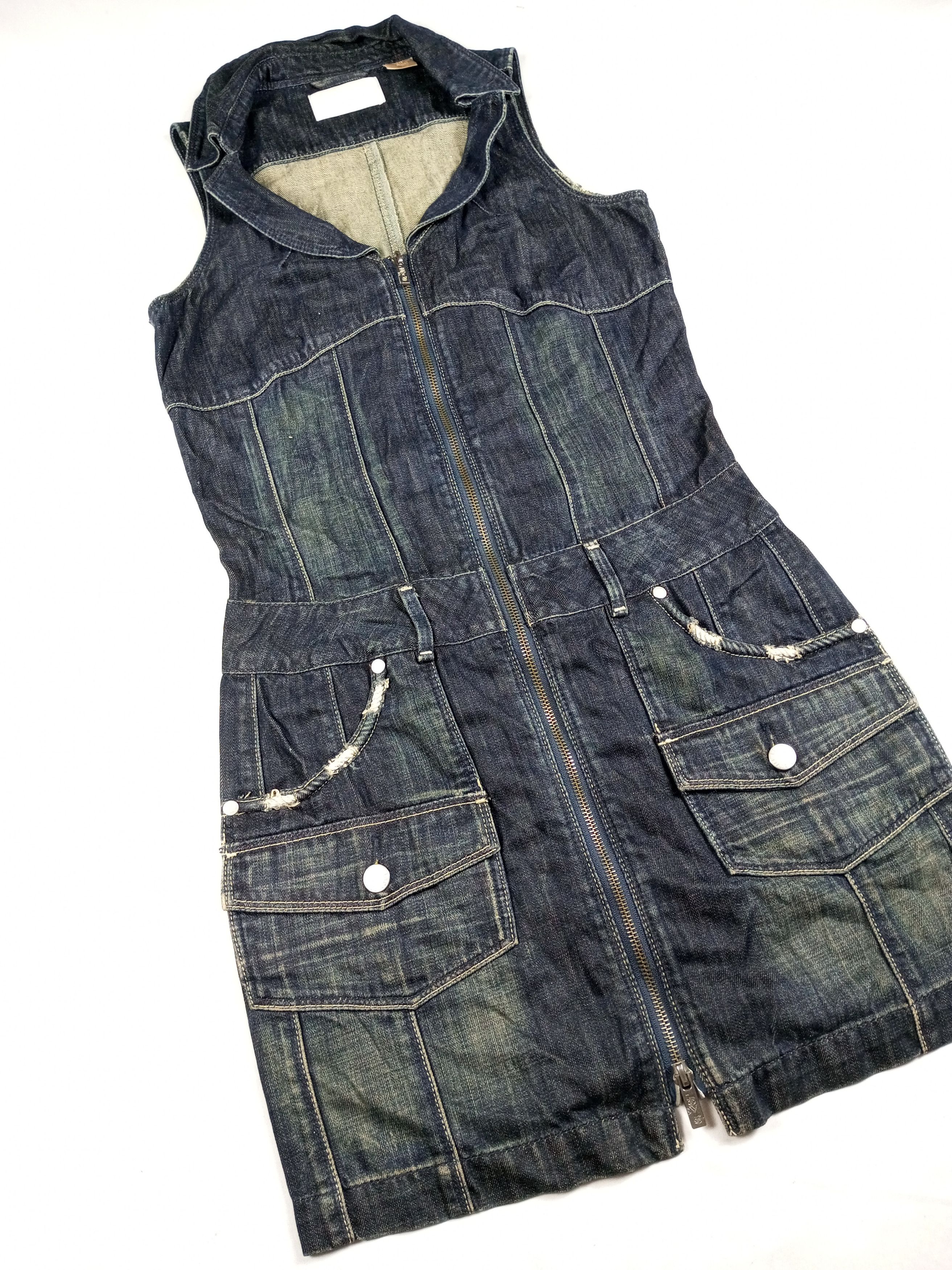 Levi's Vintage Levi’s Lady Sleeve less Denim Size M / US 6-8 / IT 42-44 - 3 Thumbnail