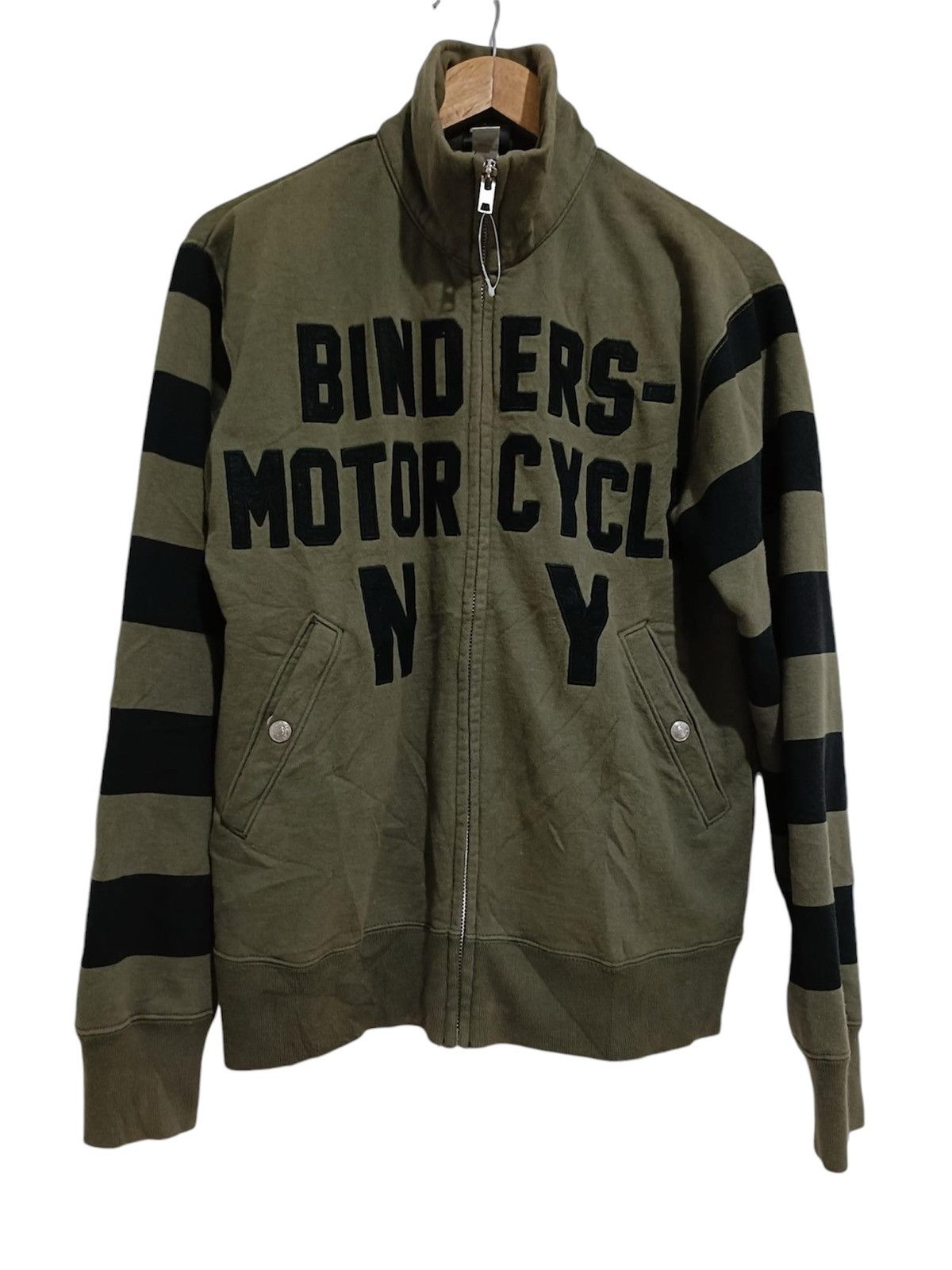 Japanese Brand × Schott SCHOTT ZIP UP SWEAT BINDER Motorcyle Size US M / EU 48-50 / 2 - 1 Thumbnail