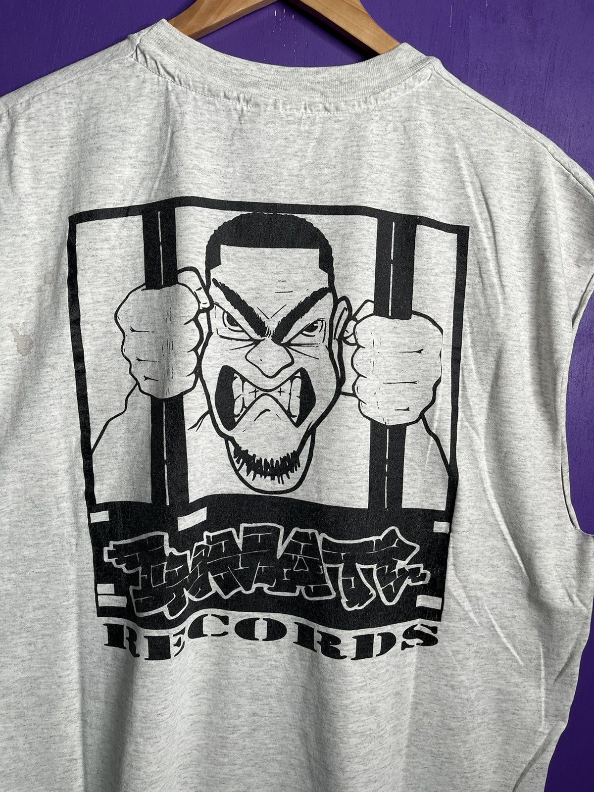 Rap Tees × Vintage Vintage 90s Inmate records roofin it tank top Size US XL / EU 56 / 4 - 3 Thumbnail