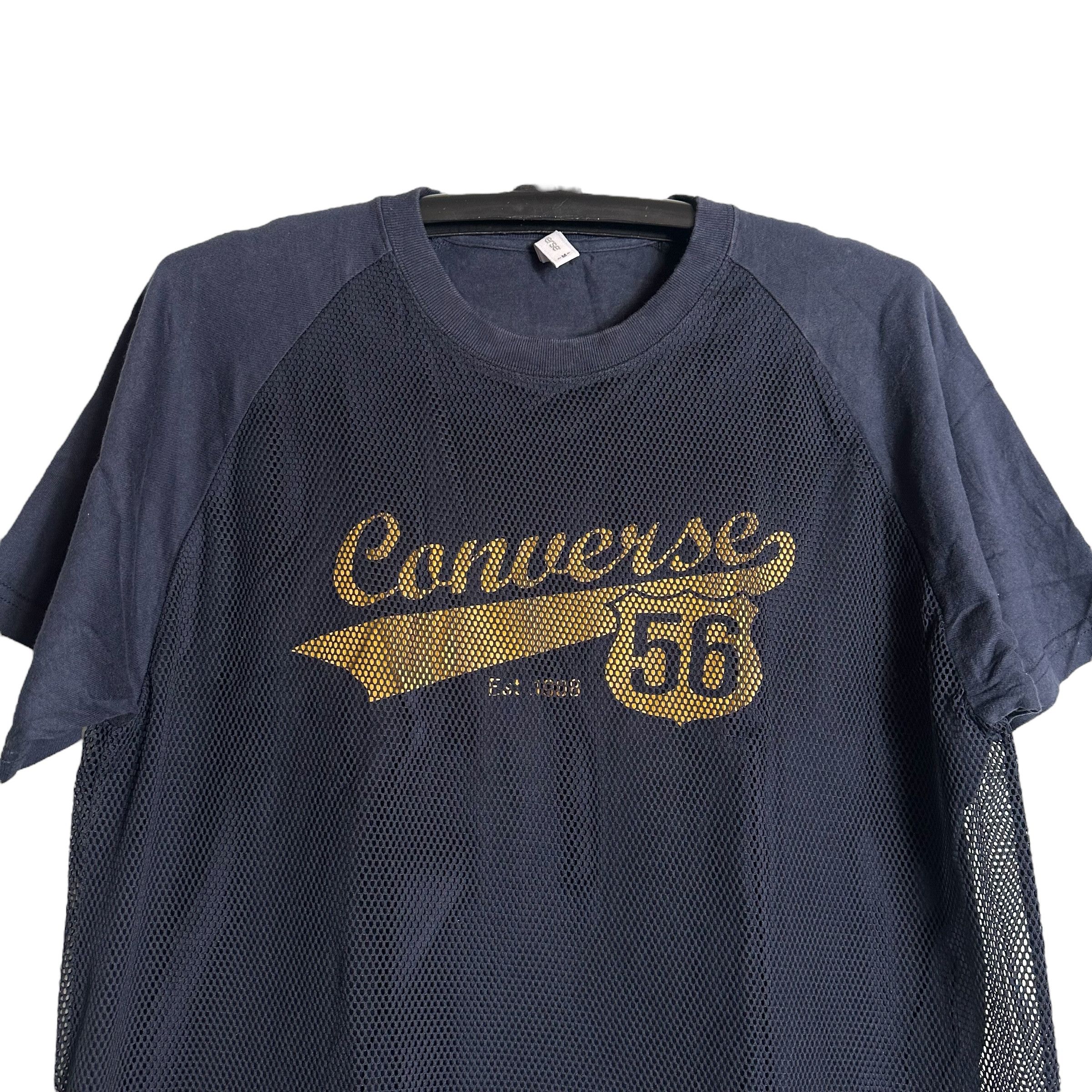 Converse 🔥RARE🔥Vintage Converse All Star #56 2Layer T-shirt Size US M / EU 48-50 / 2 - 2 Thumbnail