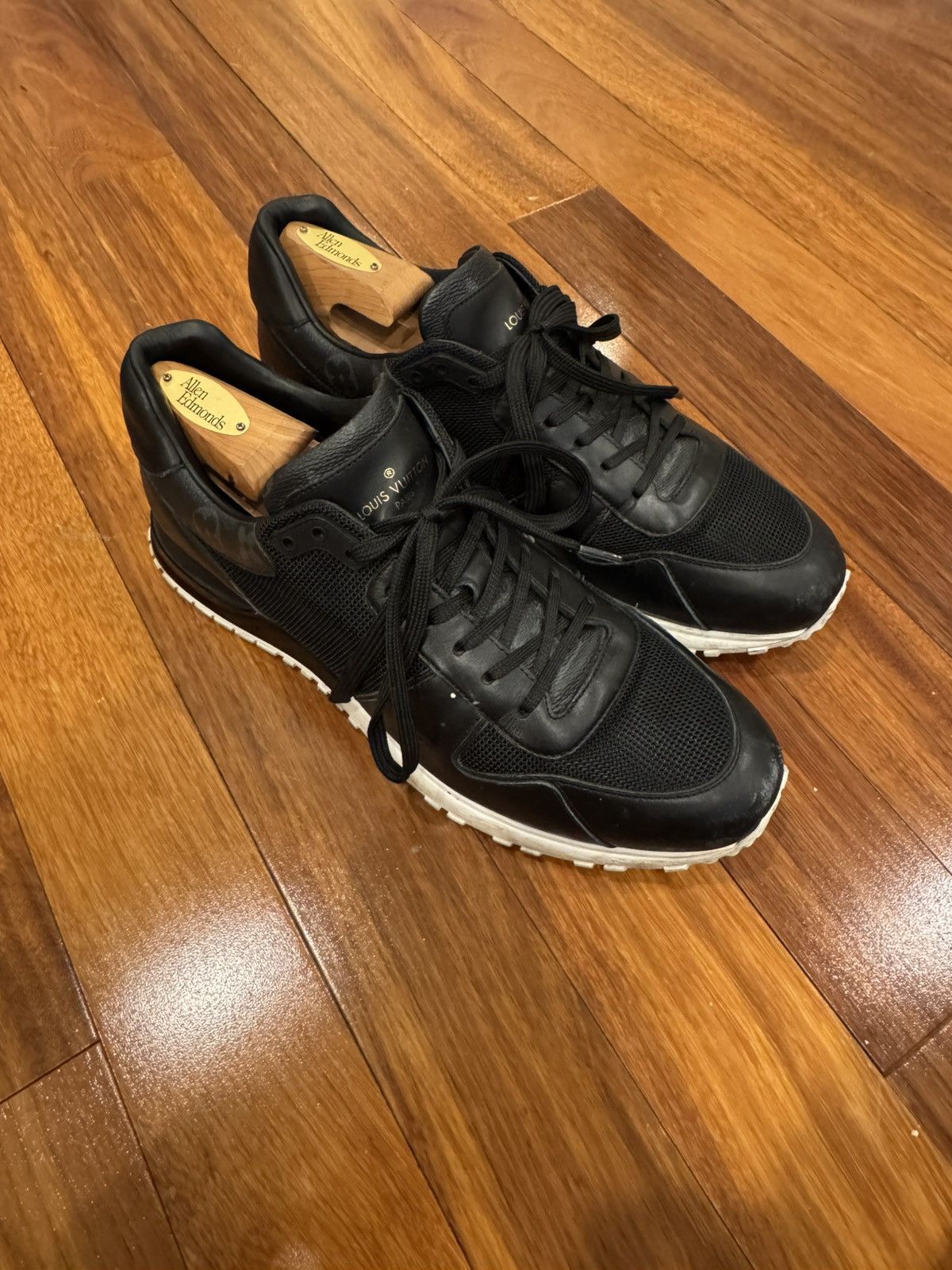Louis Vuitton Louis Vuitton Run Away Low Top Leather Sneaker Size US 10 / EU 43 - 1 Thumbnail