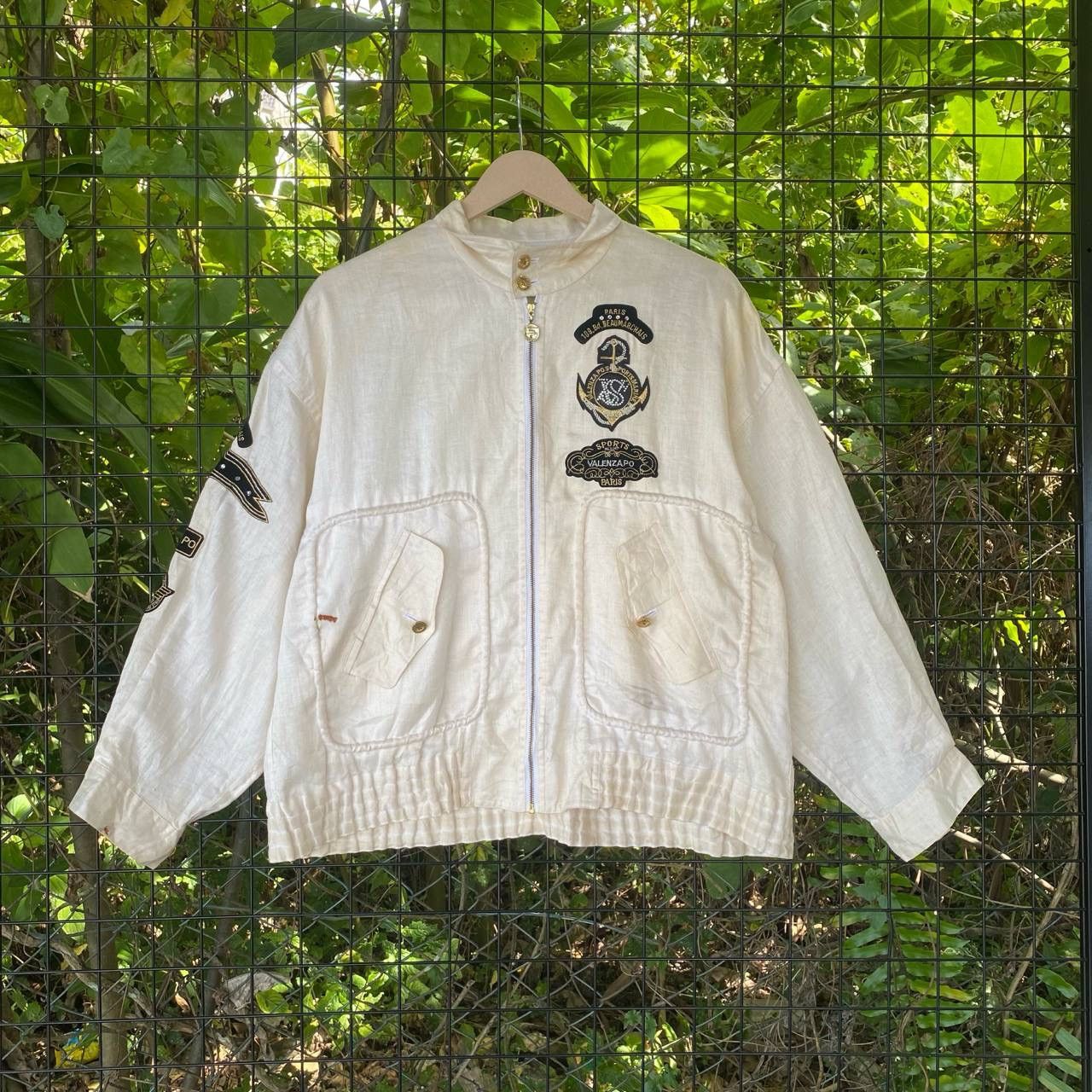Vintage Valenza Po Paris PatchWork Baggy Light Zipper Jacket Size US M / EU 48-50 / 2 - 1 Thumbnail