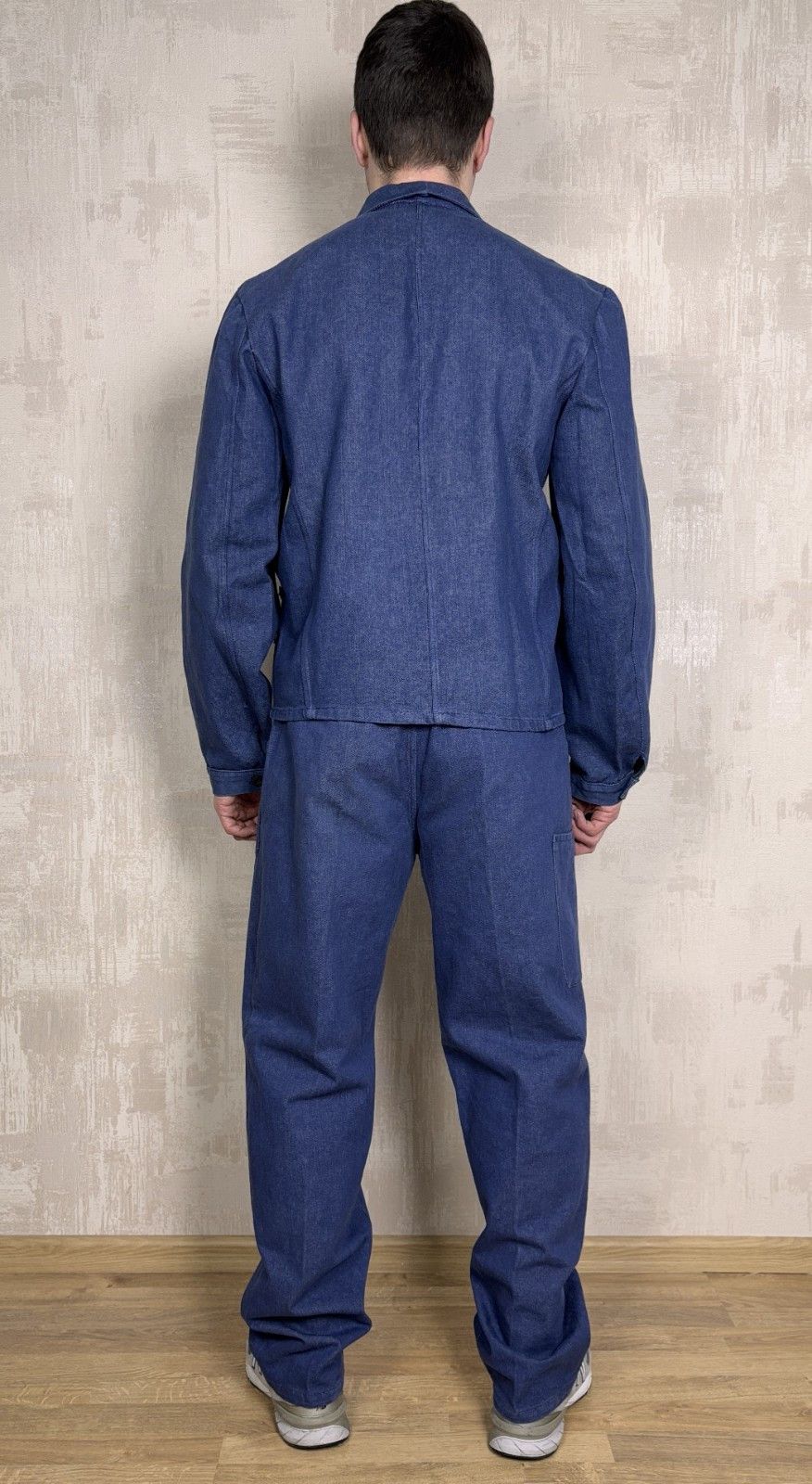 Le Laboureur Vintage Chore Jacket Buckel Back Pants French Set Work Size US L / EU 52-54 / 3 - 12 Thumbnail