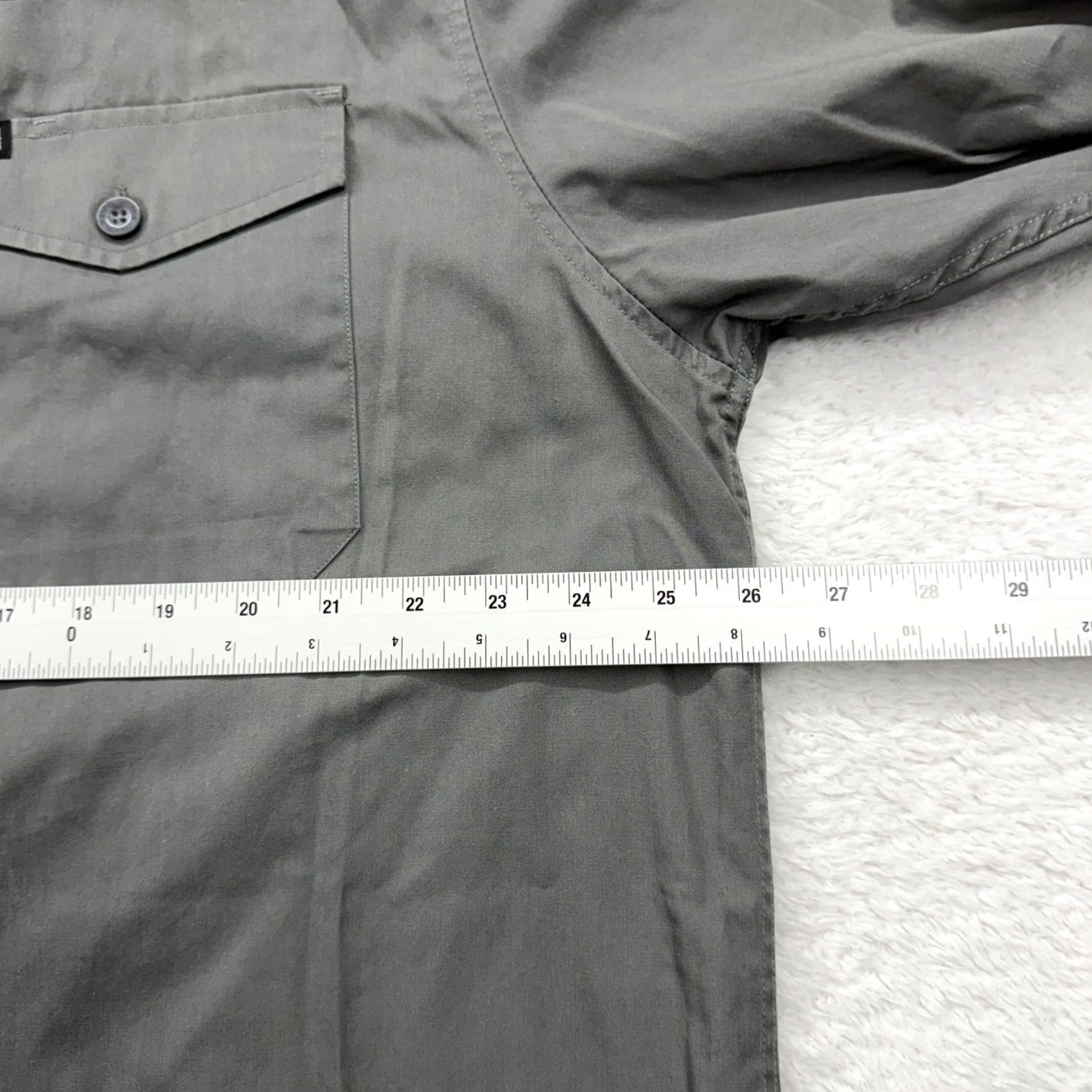 Vintage Dixxon Workforce Long Sleeve Button Up Shirt Gray Men's 2XL Size US XXL / EU 58 / 5 - 5 Thumbnail