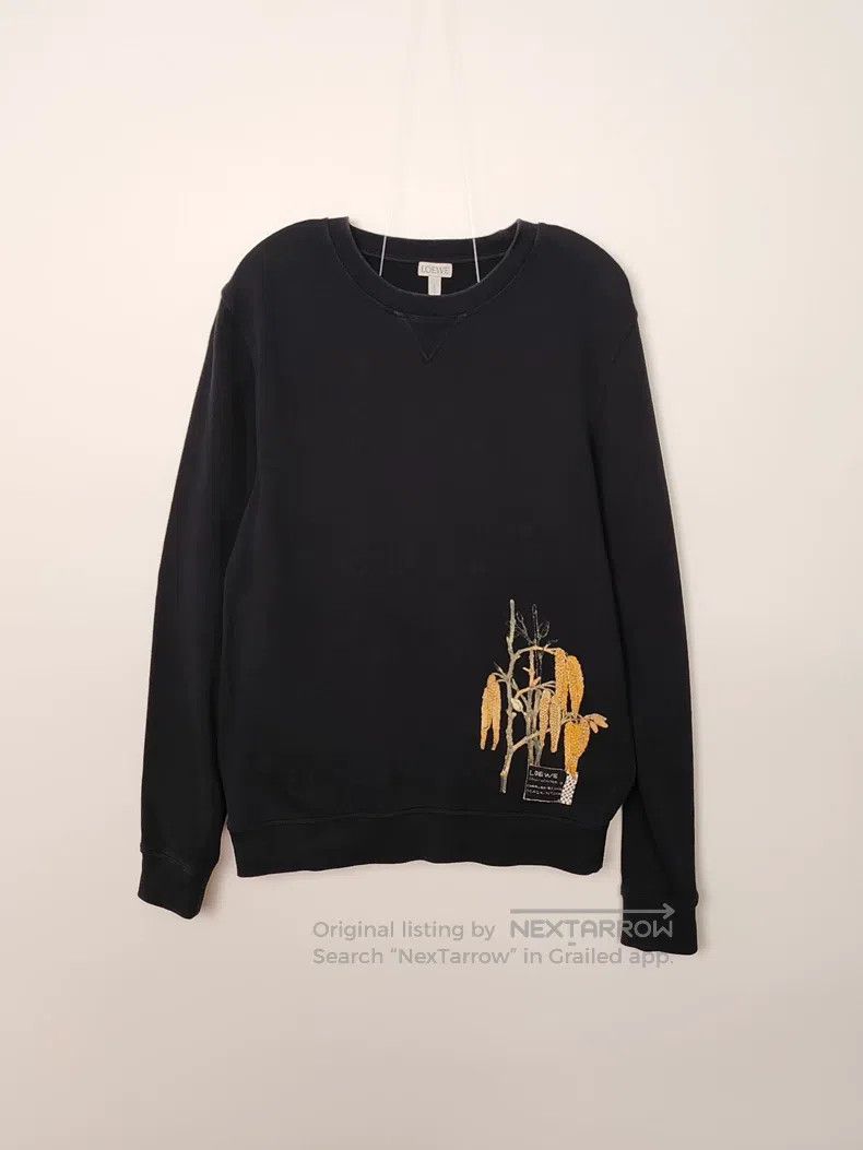 Loewe Loewe Letter Floral Print Hoodie Size US XS / EU 42 / 0 - 1 Thumbnail