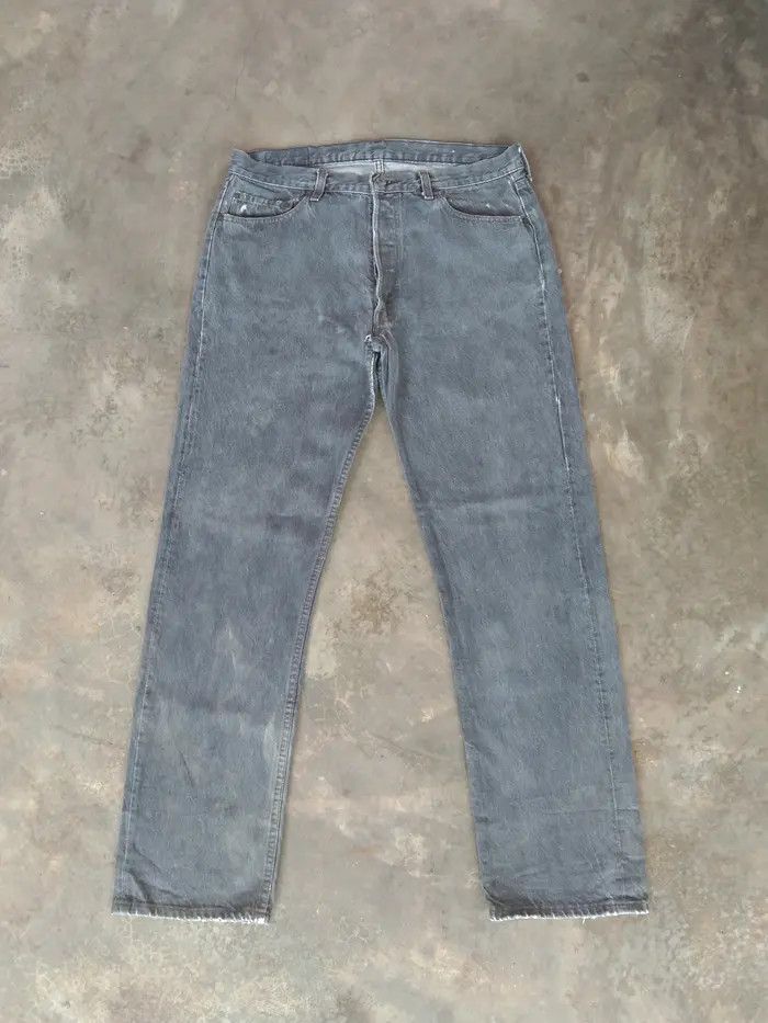 Levi's × Vintage 80s Vintage Levis 501 Made In USA Distressed Jeans 36x32 Size US 36 / EU 52 - 1 Thumbnail