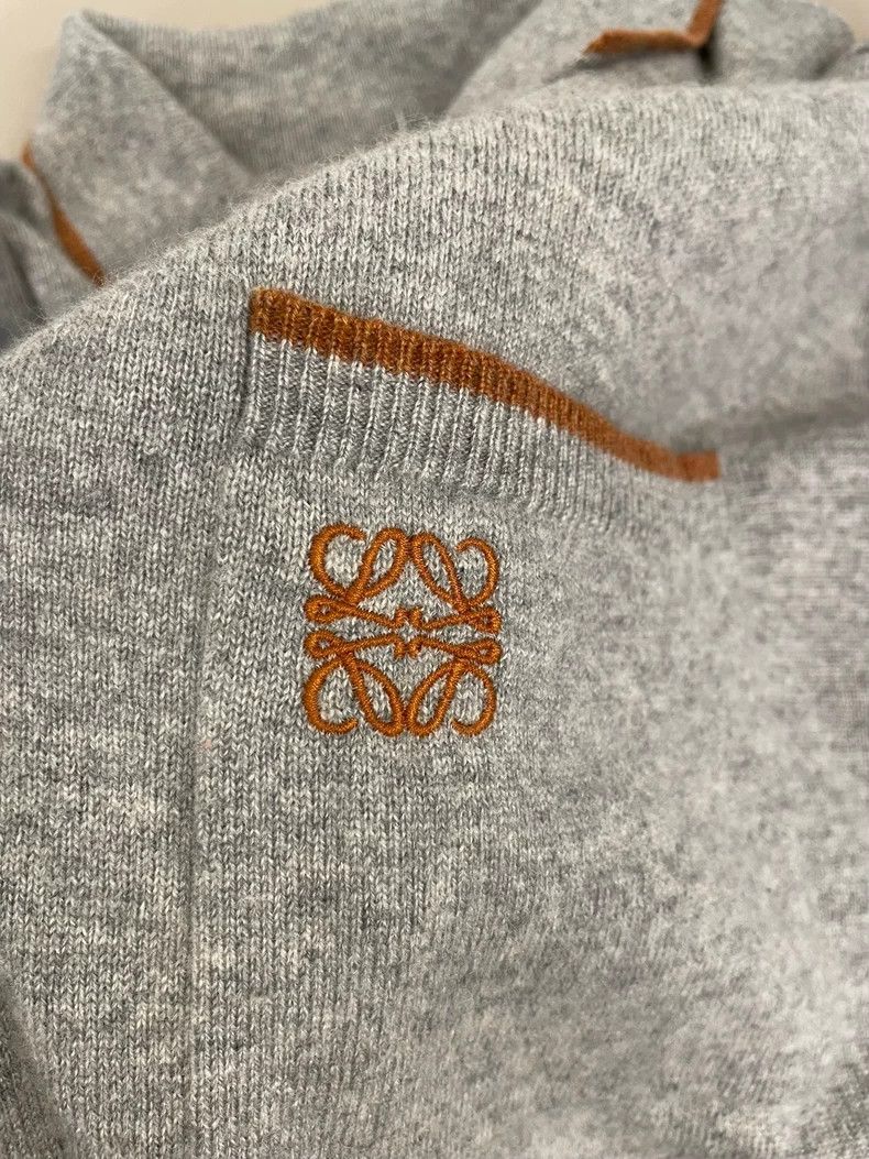 Loewe LOEWE Gray cashmere knit sweater Size US M / EU 48-50 / 2 - 8 Thumbnail