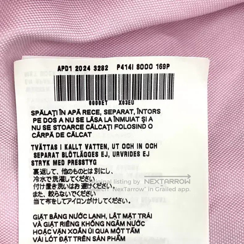 Prada Prada 24 styles of pink lapel twisted long-sleeved shirts Size XS / US 0-2 / IT 36-38 - 9 Thumbnail