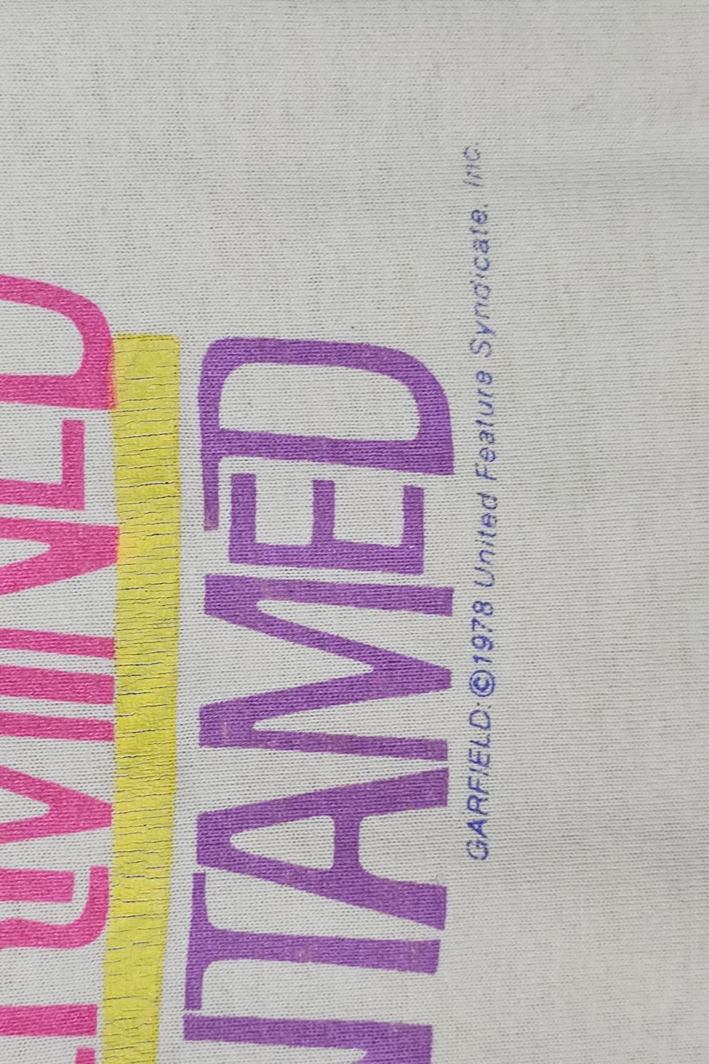 1978 Garfield “LEO – Creative / Determined / Untamed” Tee image 4