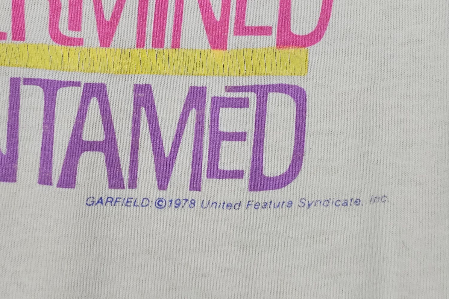 Vintage 1978 Garfield “LEO – Creative / Determined / Untamed” Tee Size US L / EU 52-54 / 3 - 4 Thumbnail