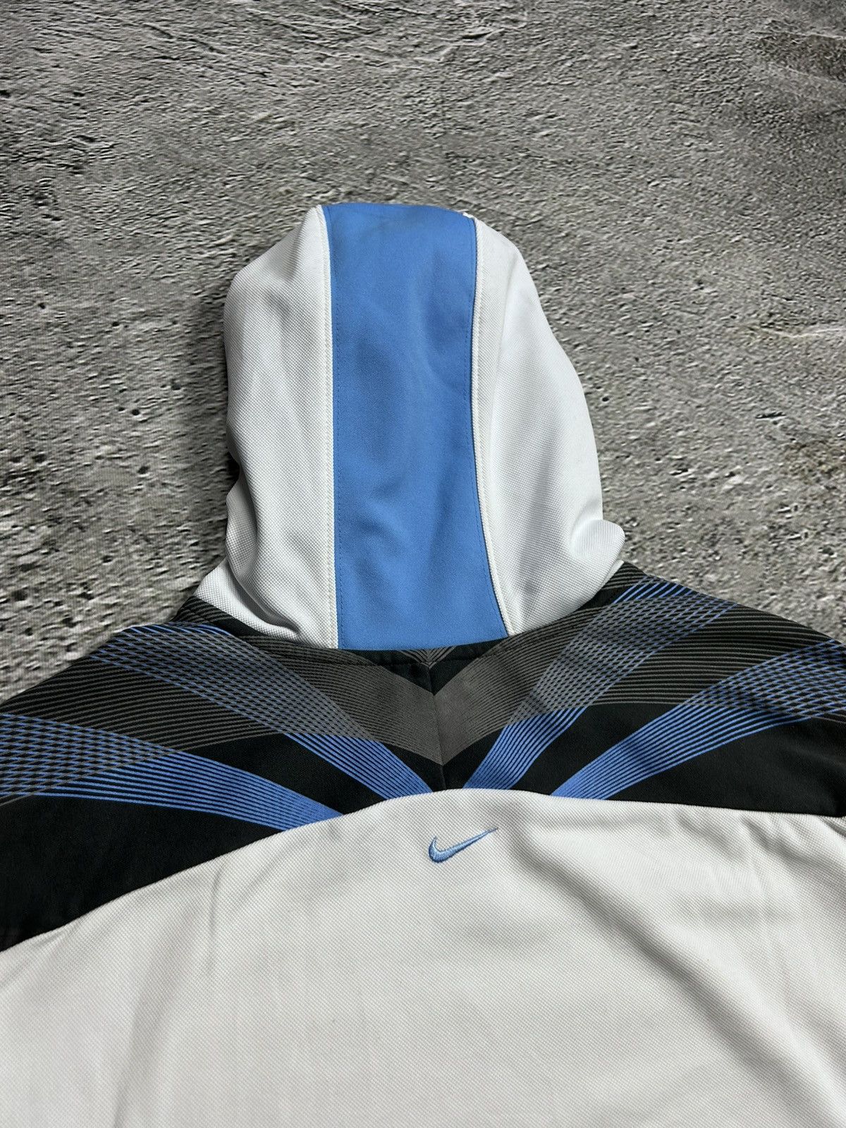 Nike × Vintage Nike TN hoodie vintage white 2000s blue Y2K sweatshirt Size US L / EU 52-54 / 3 - 7 Thumbnail