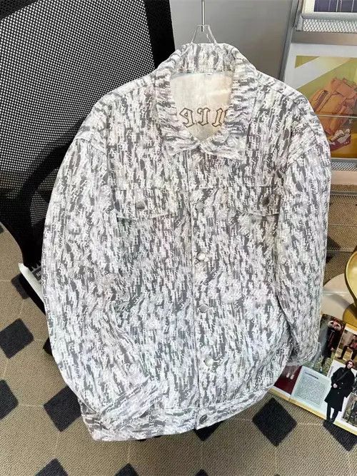 Japanese Brand Vintage Street Letter Print Loose Casual Denim Jacket Size US L / EU 52-54 / 3 - 7 Thumbnail