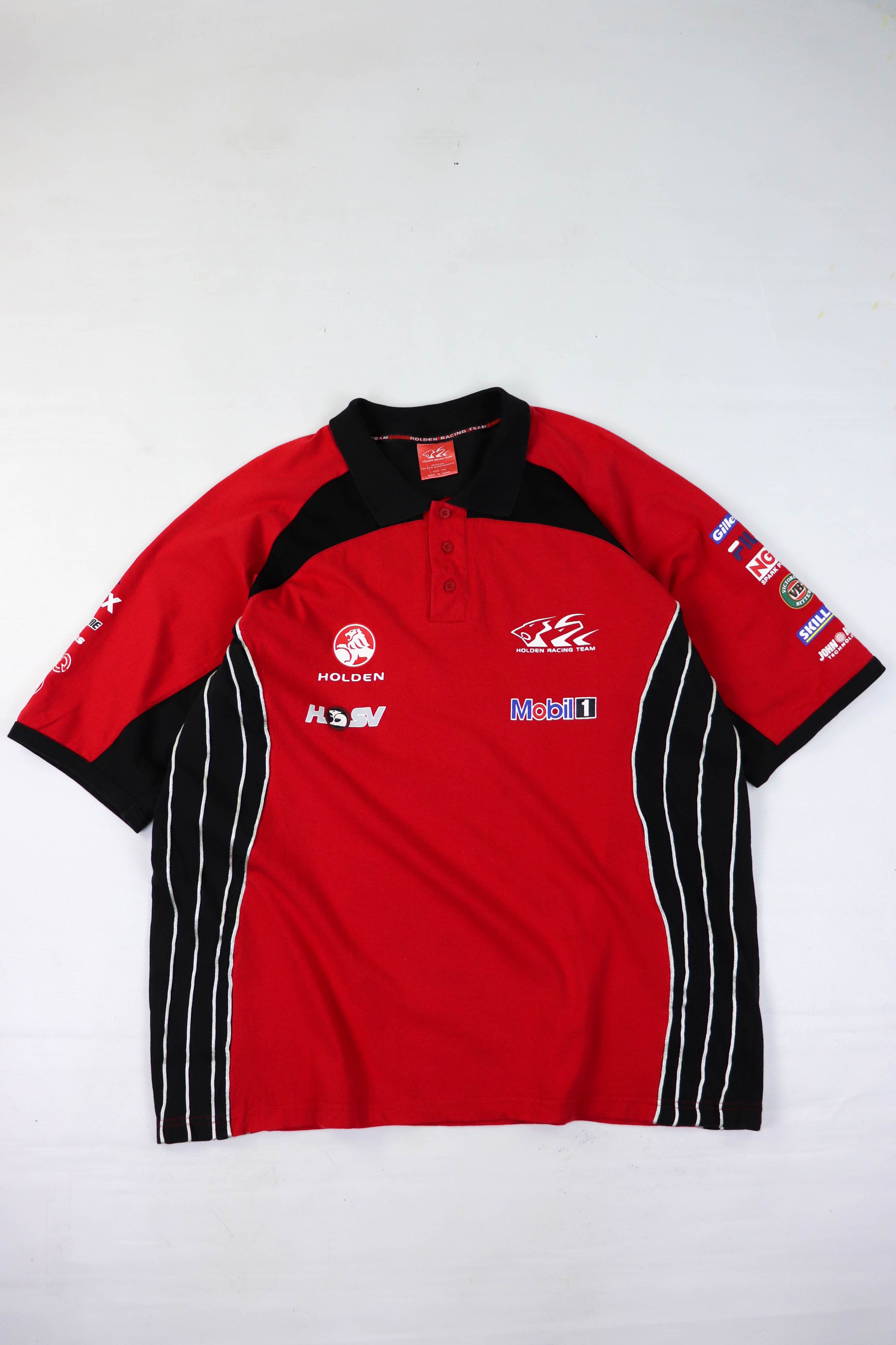 Vintage 00s Vintage Holden Racing Team 2005 Red Polo Shirt Size US XXL / EU 58 / 5 - 1 Thumbnail