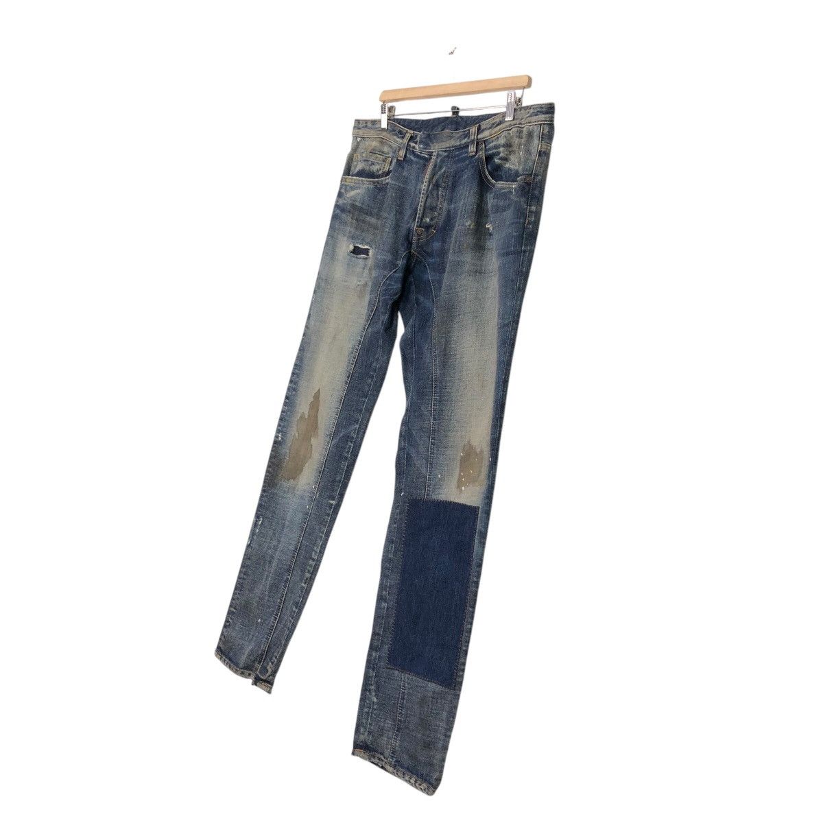 Dsquared2 📌Vintage Patchwork Denim Jeans Dsquared2 Made in Italy Size US 38 / EU 54 - 3 Thumbnail