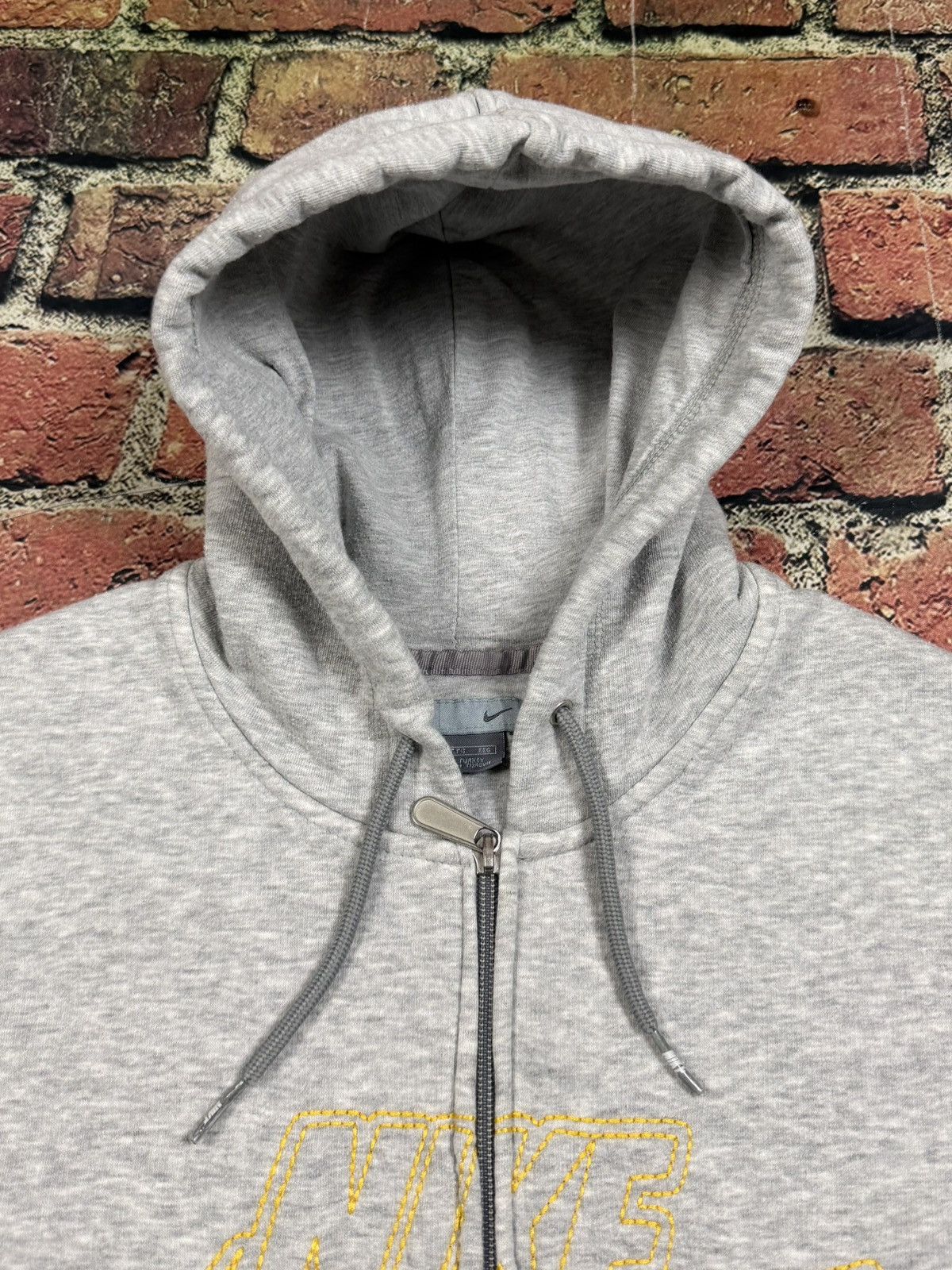 Nike Vintage Y2K Nike Air Embroidered Center Logo Full Zip Hoodie Size US XXL / EU 58 / 5 - 8 Thumbnail