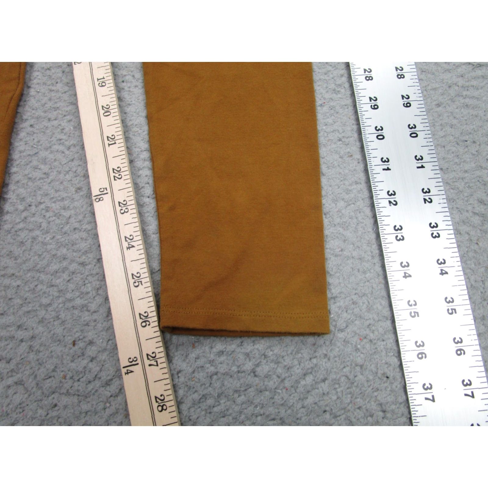 Good American Good American Women's Lounge Leggings Size 1 Brown Cotton Spandex High Rise Quick Dry Activewear Size 25" / US 0 / IT 36 - 2 Thumbnail