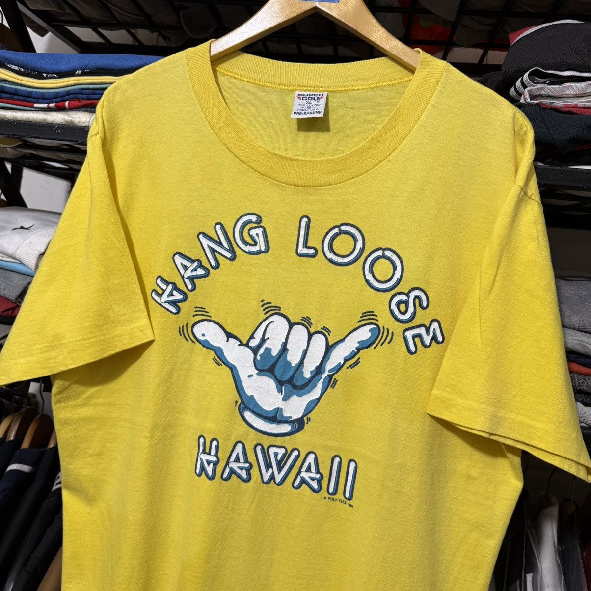 Sun Surf Vintage 80s hang loose hawaii poly tees tshirt Size US XL / EU 56 / 4 - 2 Thumbnail