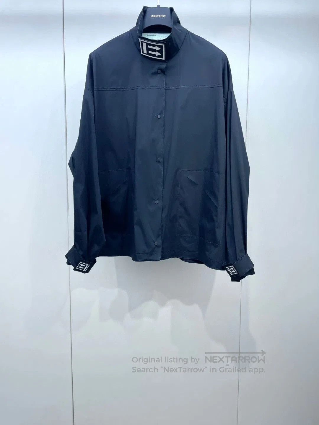 Off-White OFF WHITE Black Letter Trench Coat. Size US XXS / EU 40 - 2 Thumbnail