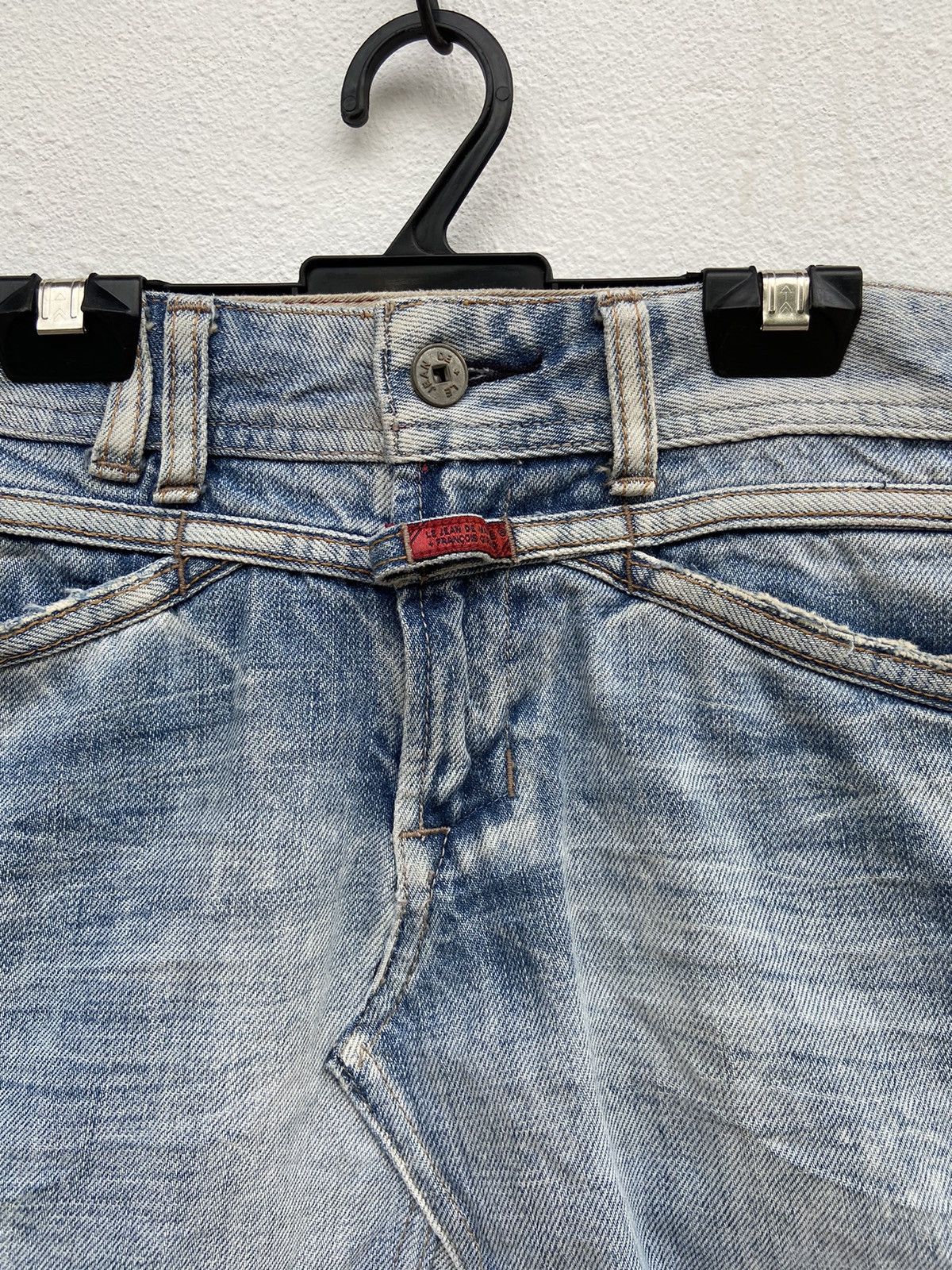 Marithe + Francois Girbaud Marithe Francois Girbaud mini skirt jeans Distressed Size 28" / US 6 / IT 42 - 2 Thumbnail
