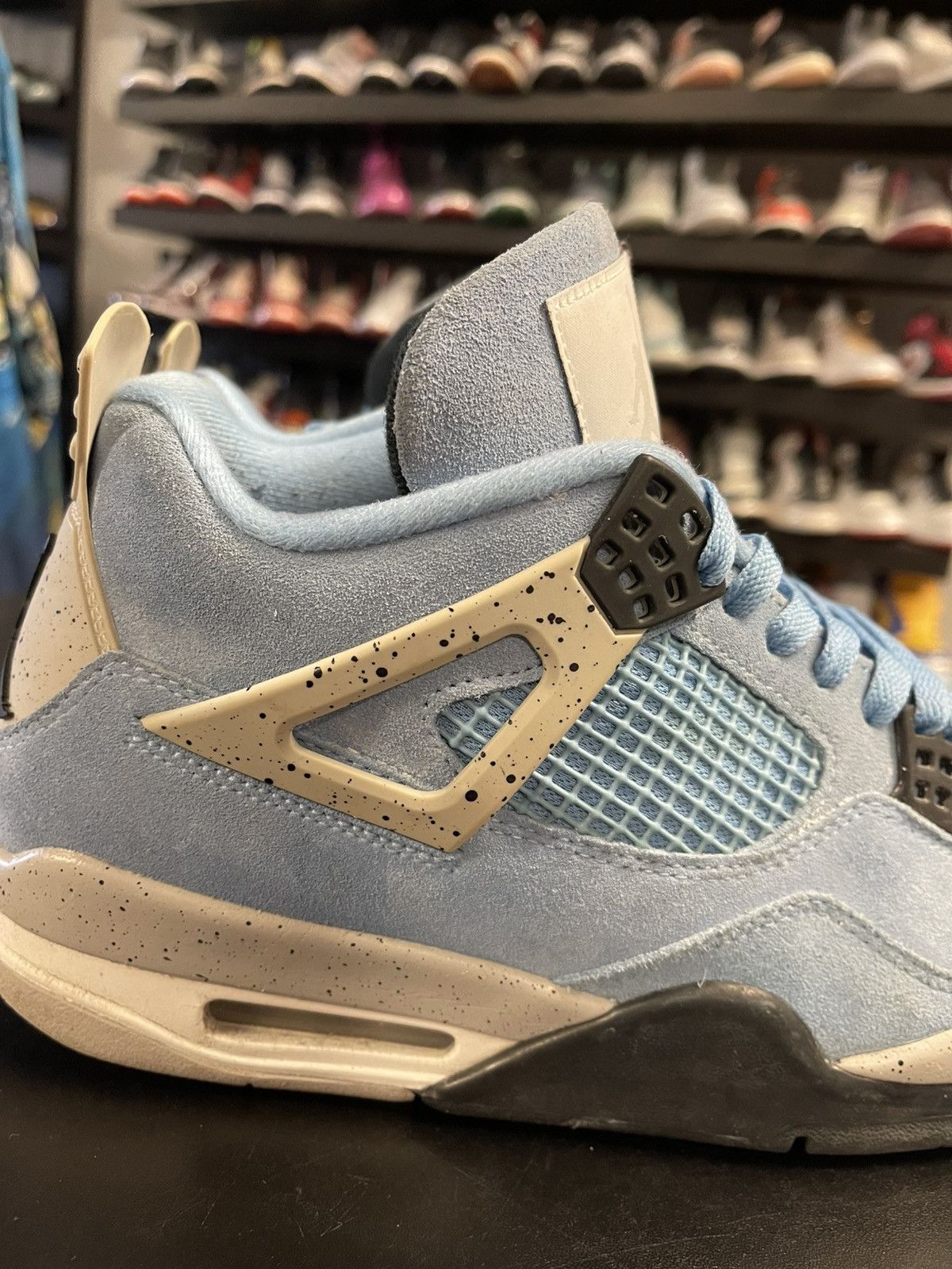 Jordan Brand Size 10.5 - Jordan 4 University Blue Used No Box! Size US 10.5 / EU 43-44 - 8 Thumbnail
