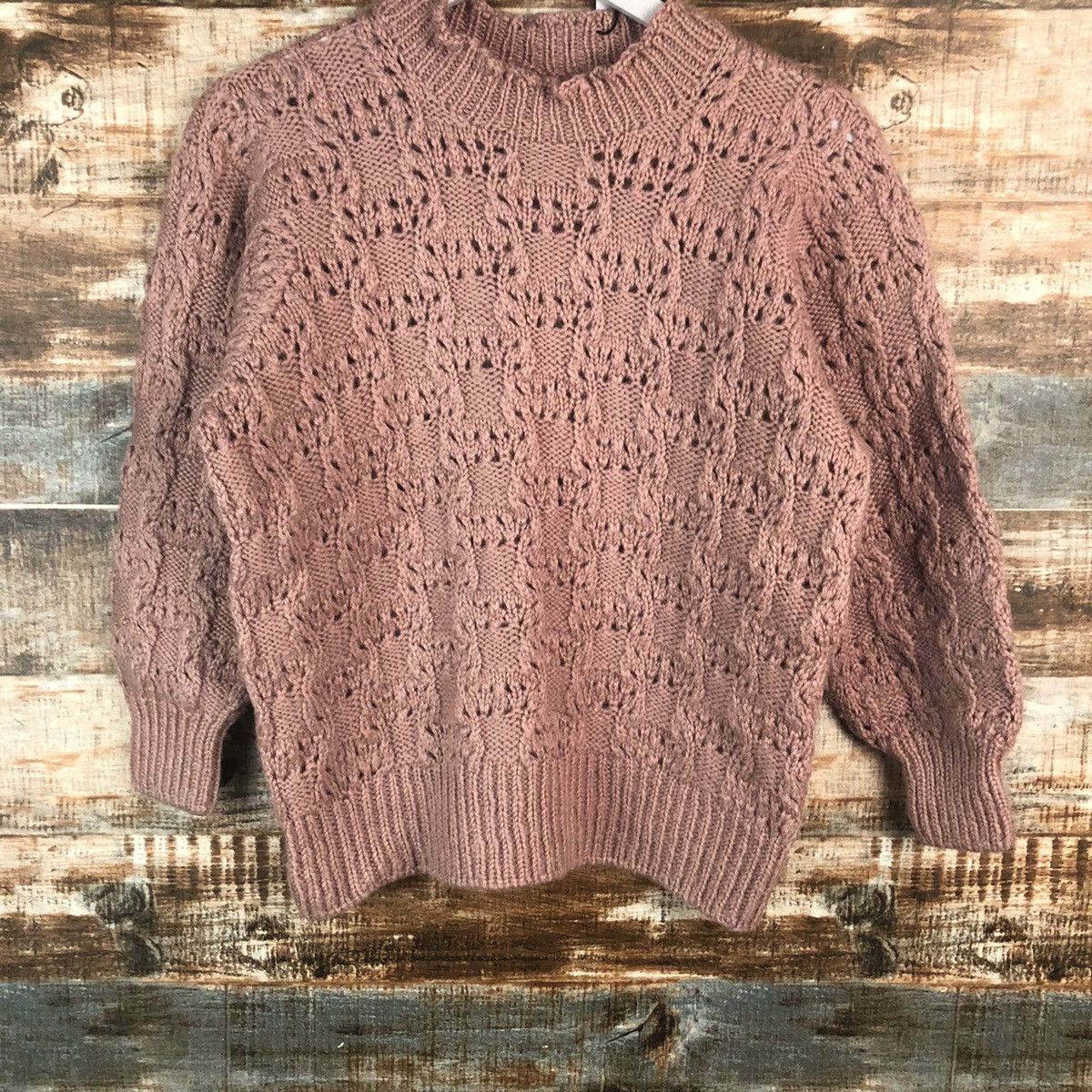 Homespun Knitwear × Japanese Brand Japanese Brand Pink Knitwear #A2279 Size S / US 4 / IT 40 - 3 Thumbnail